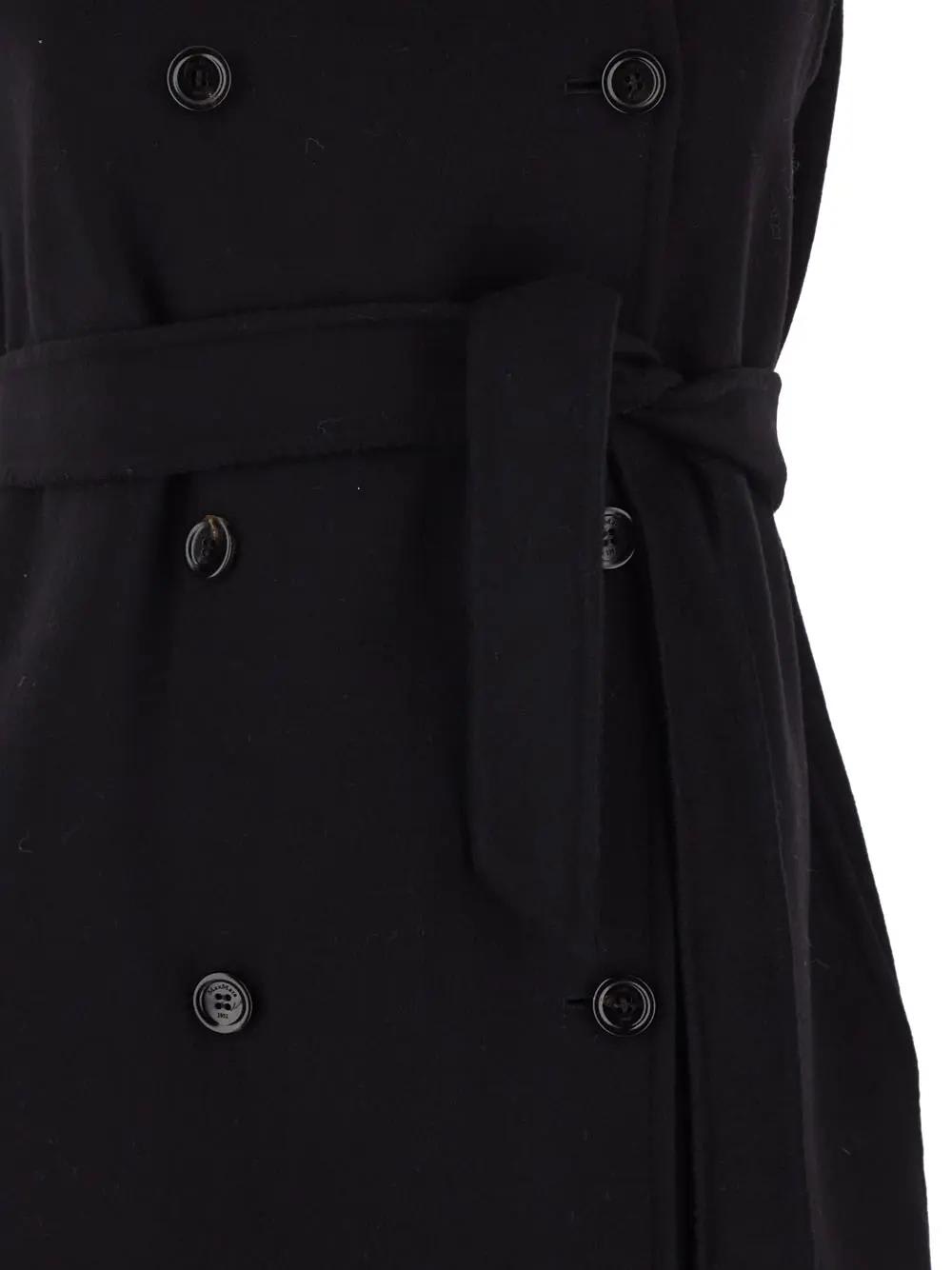 Shop Max Mara Plava Sleeveless Coat In Nero