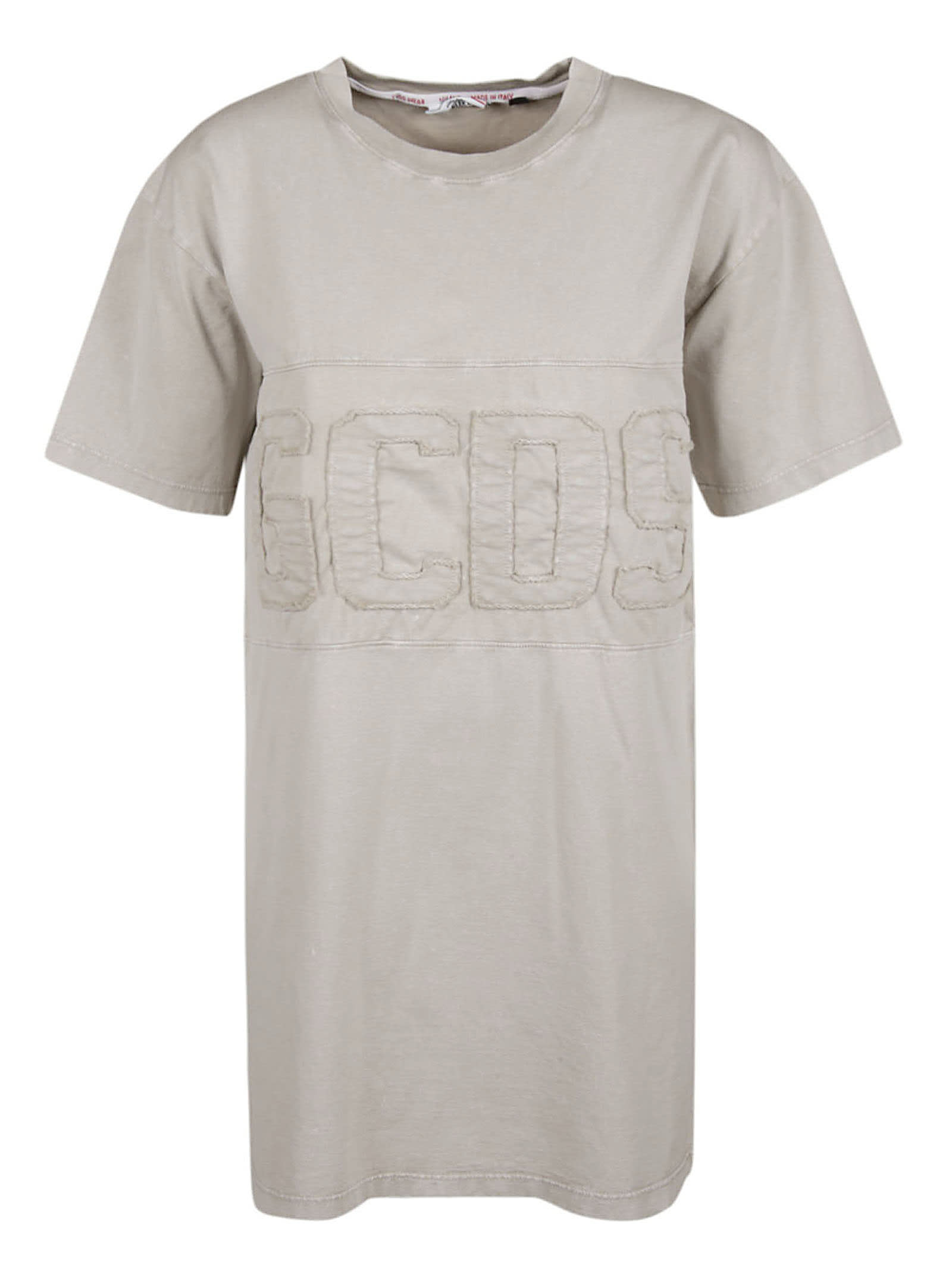 GCDS Logo Patched T-shirt Dress