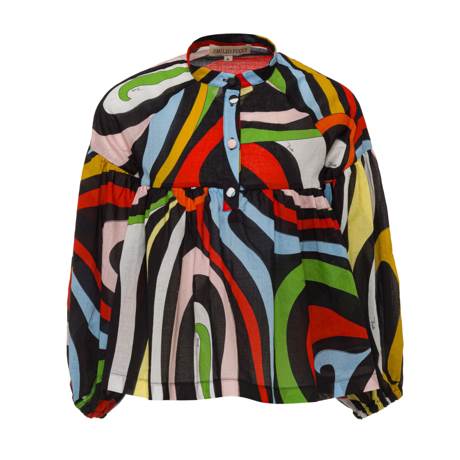 EMILIO PUCCI BLOUSE WITH PRINT