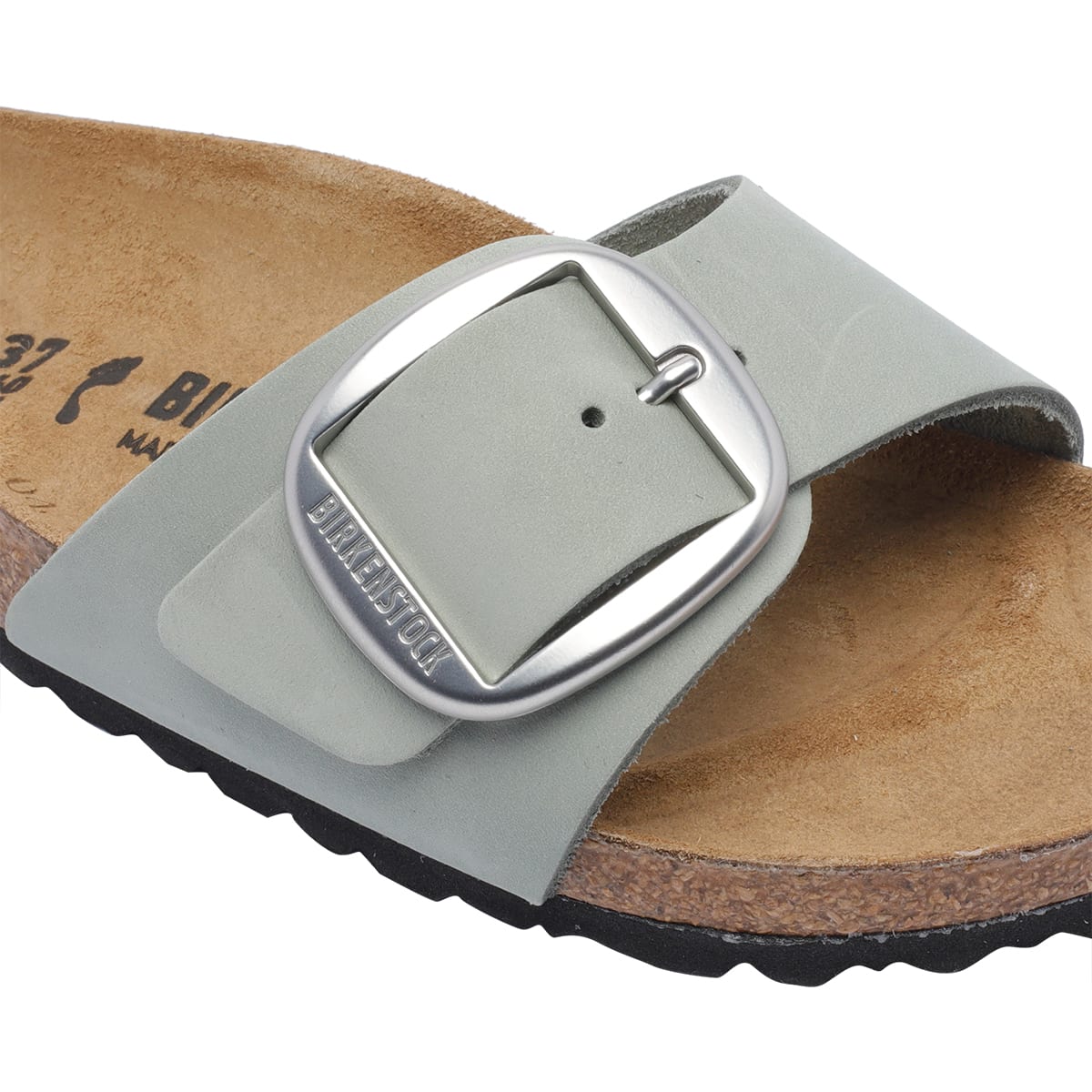 Birkenstock Madrid Big Buckle Sandals In Gold