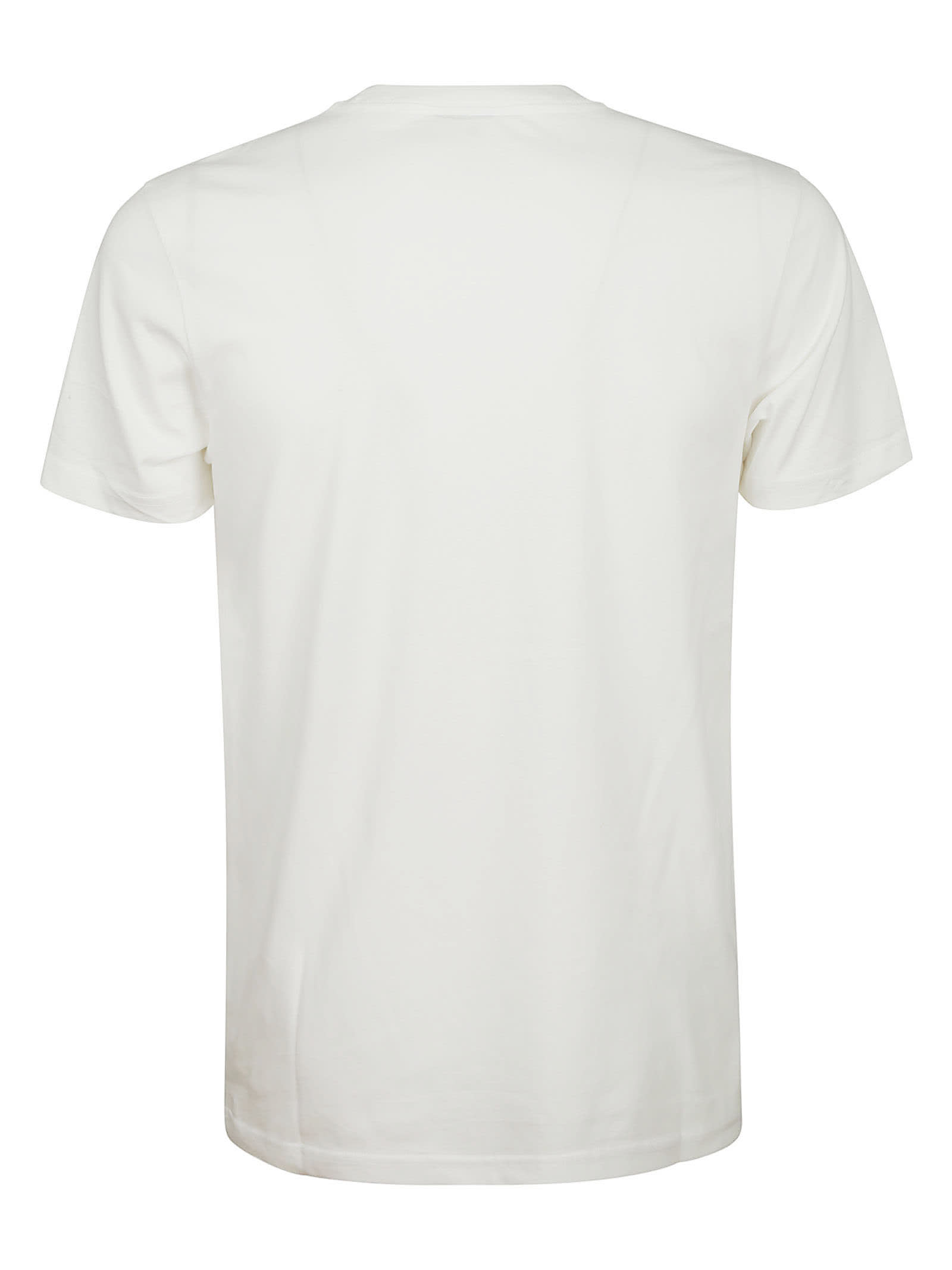 Shop Paul Smith Slim Fit T-shirt Bottle Tops In White