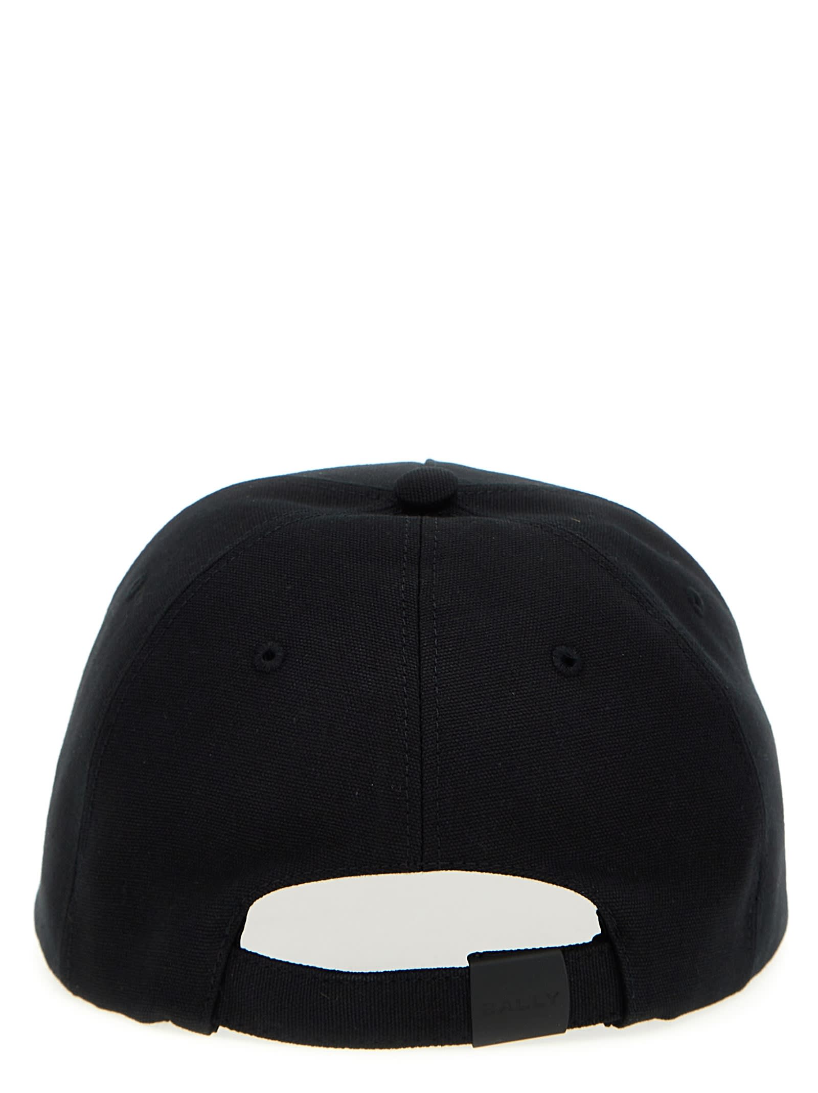 Shop Bally Embroidered Logo Hat In Black