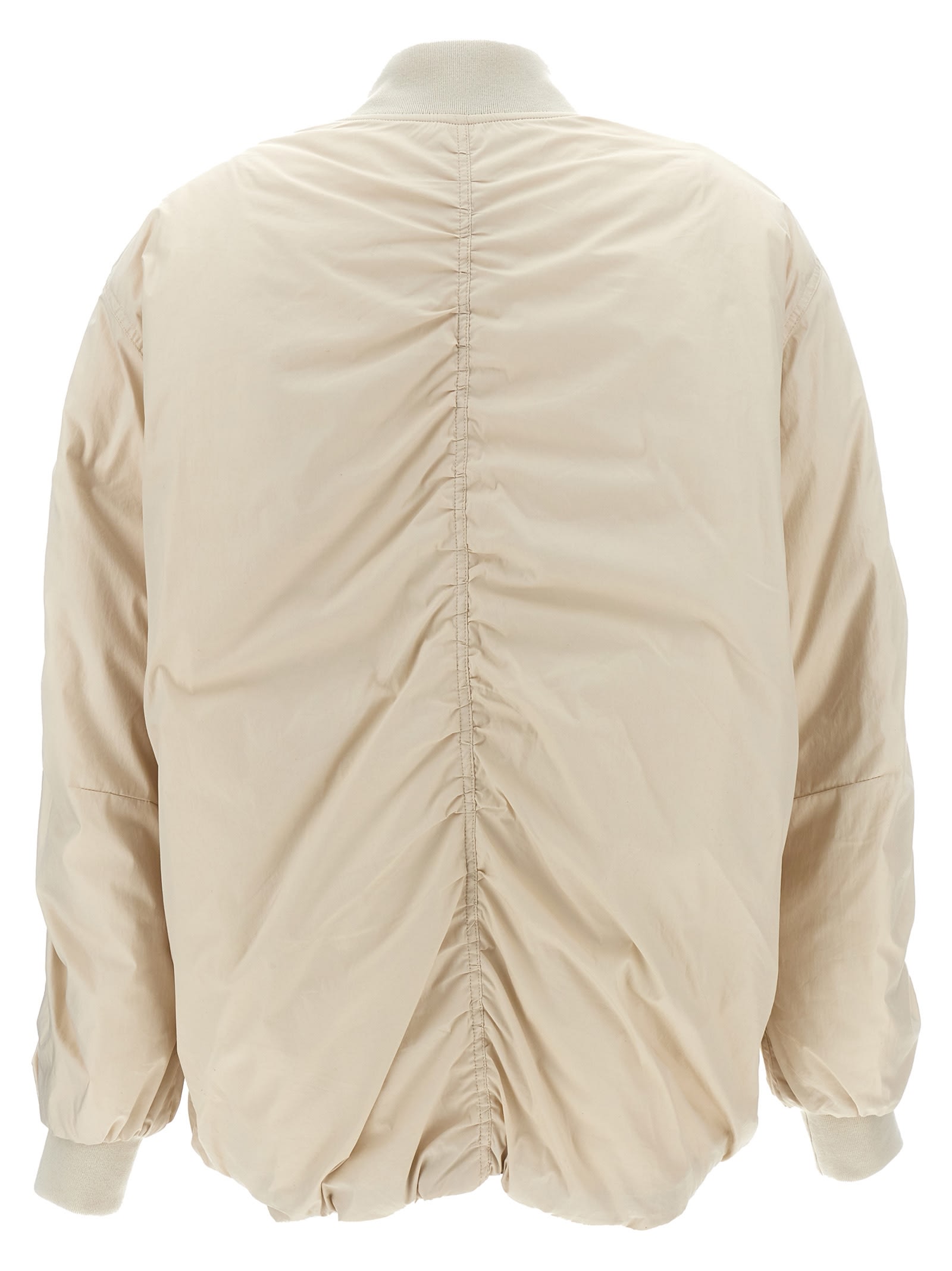 Shop Marant Etoile Coleen Bomber Jacket In Beige