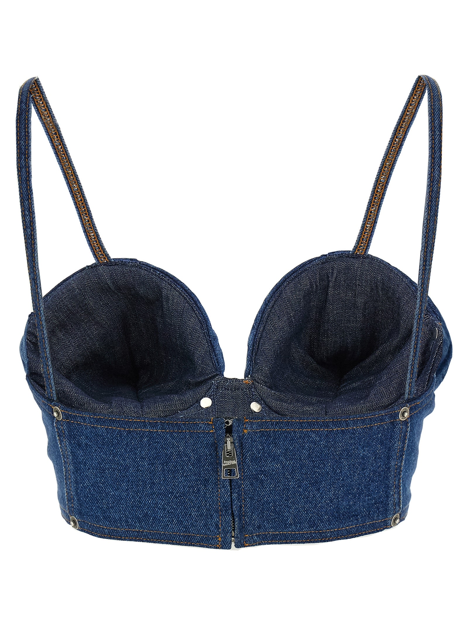 Shop Jean Paul Gaultier Denim Top