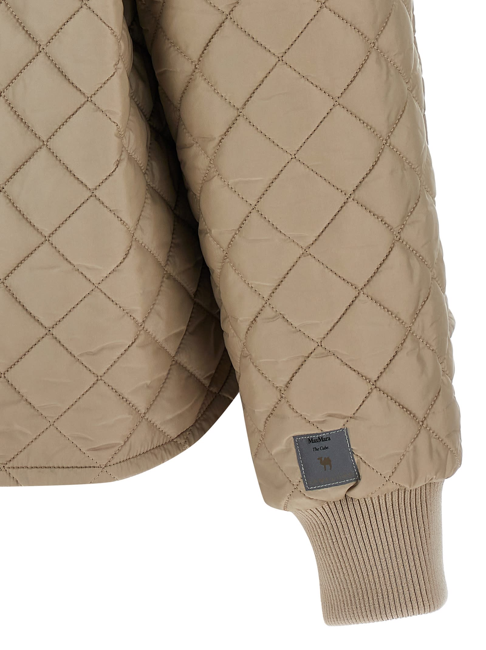 Max Mara The Cube Licia Casual Jackets And Parka Brown In Brown
