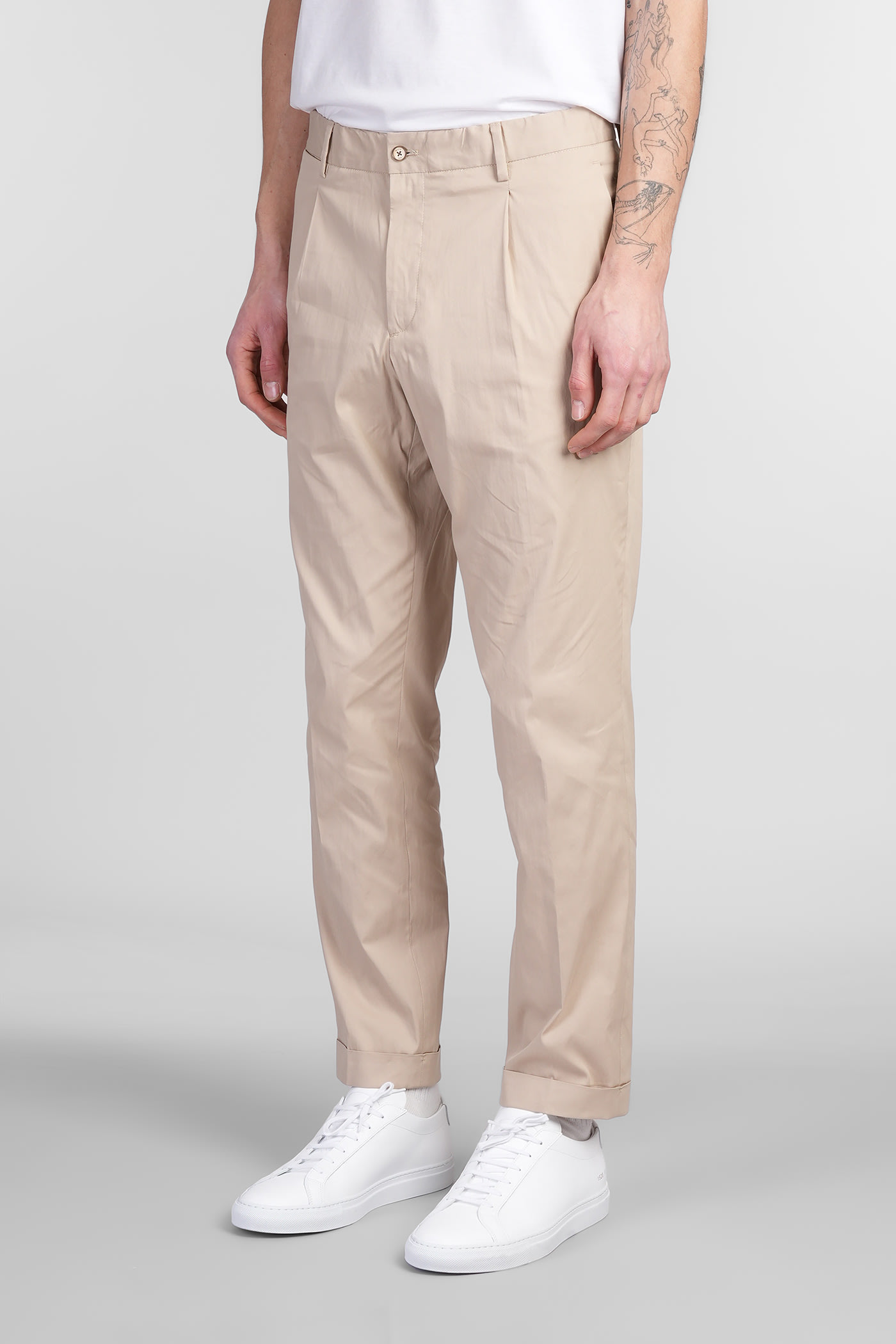 Briglia 1949 Isolas Pants In Khaki Cotton In Khaki