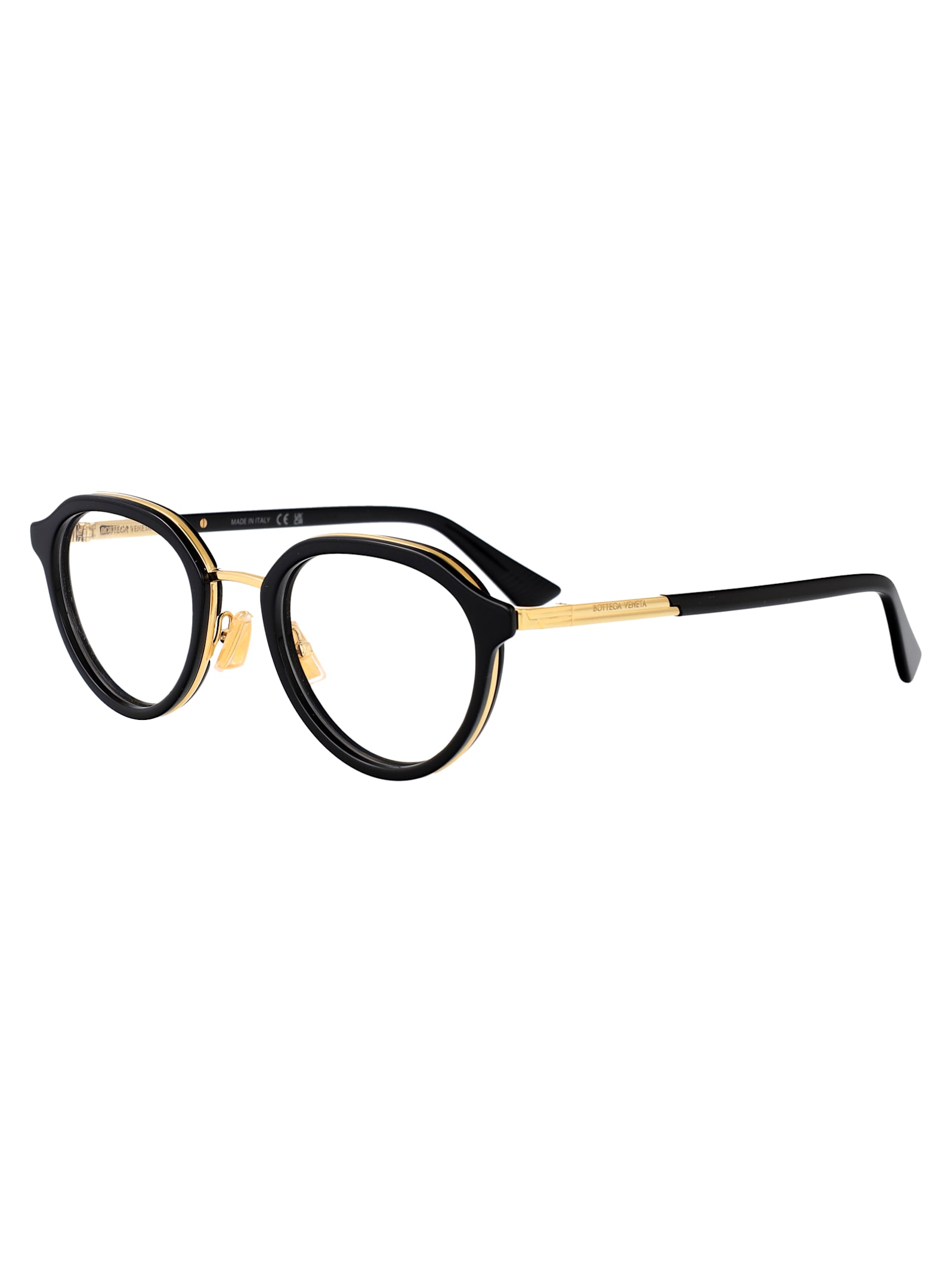 Bottega Veneta Bv1375o Glasses In Black