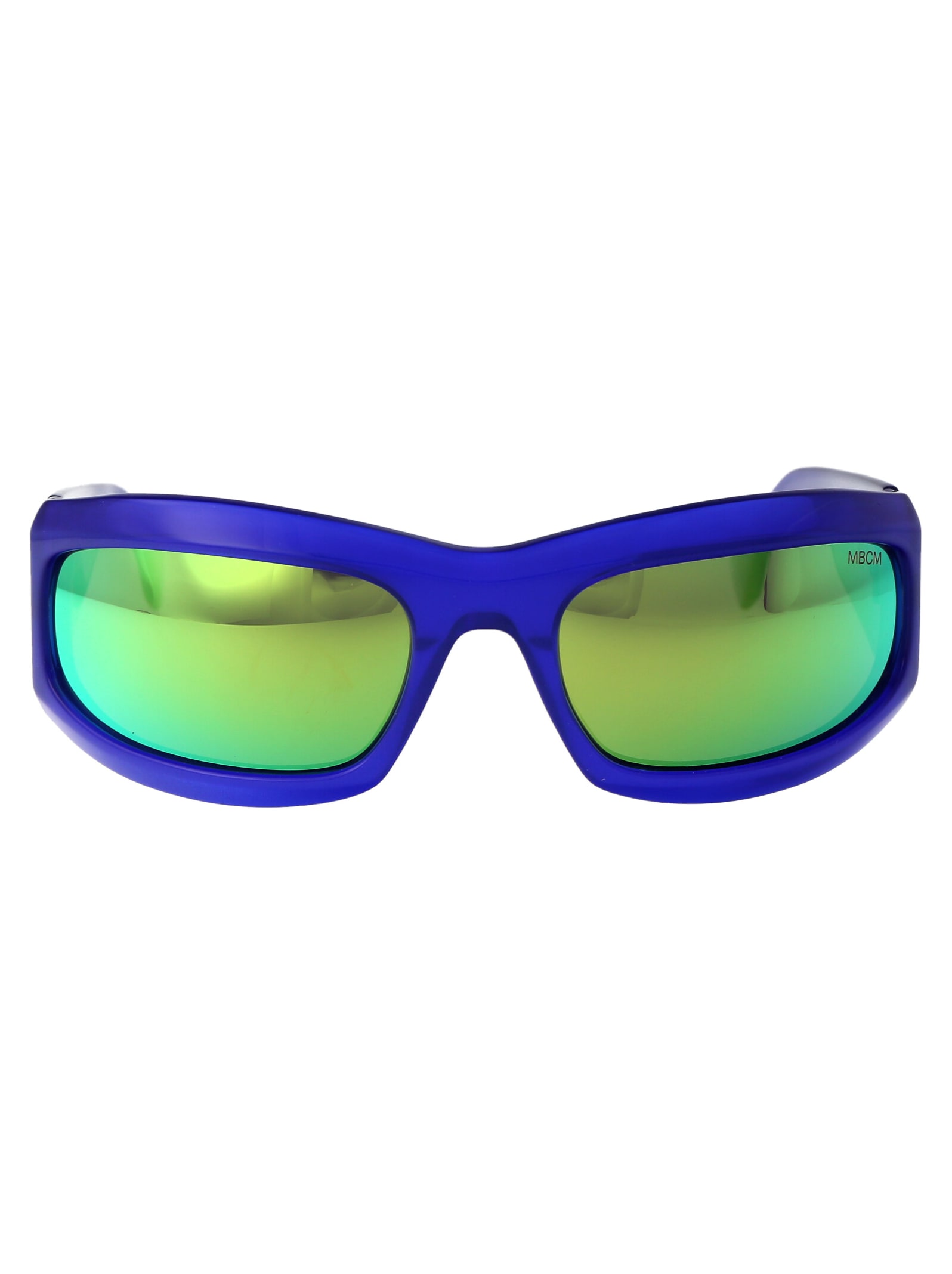 Shop Marcelo Burlon County Of Milan Catemu Sunglasses In 4555 Blue