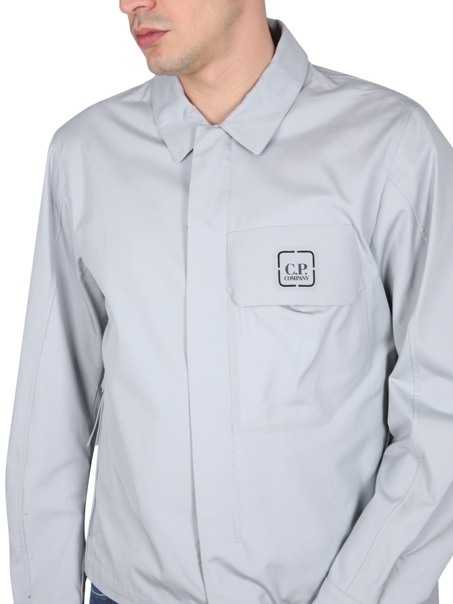 C.p. Company C.p.company Shirt With Logo In Grey