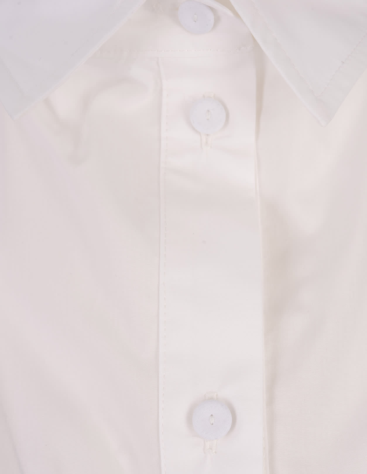 Shop Alessandro Enriquez White Cotton Shirt With Knot