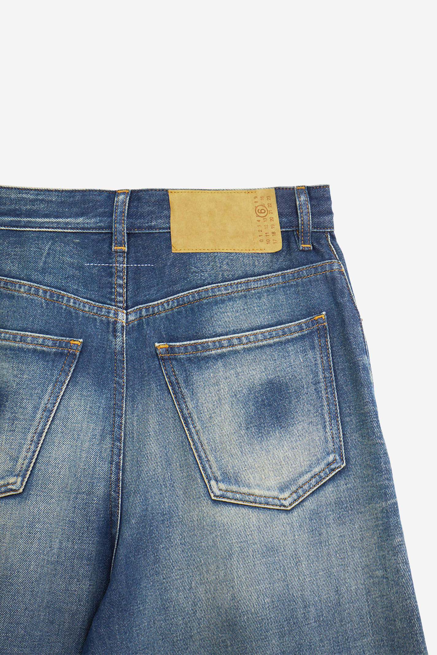 Mm6 Maison Margiela 5 Pocket Jeans In Blue