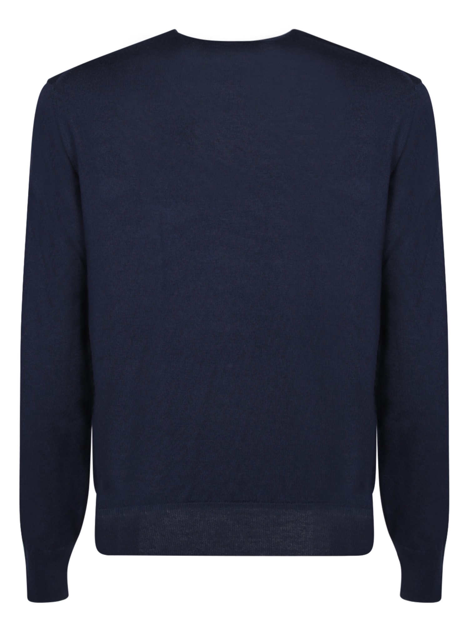 Shop Gucci Embroidery Blue Pullover