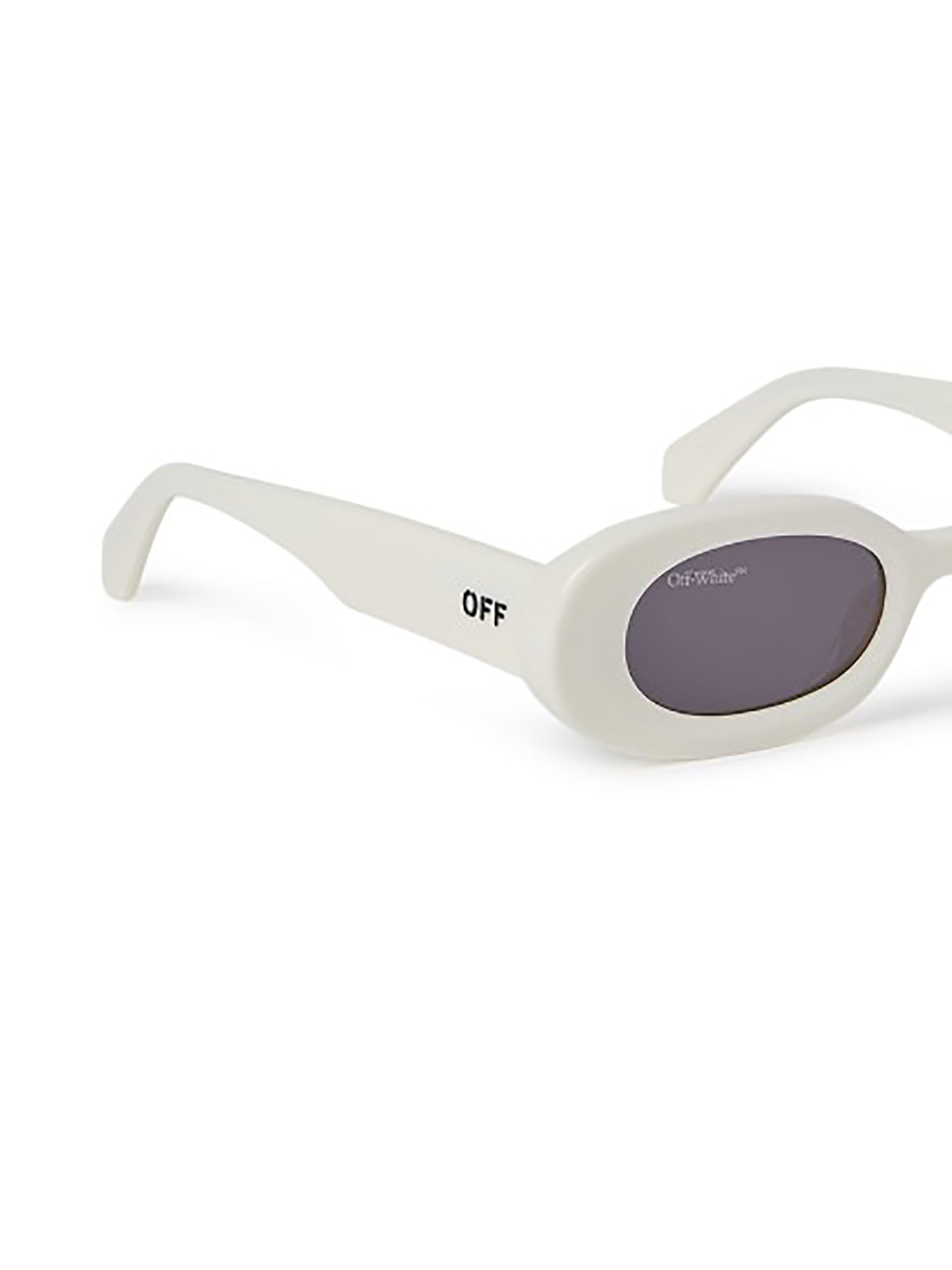 Shop Off-white Oeri087 Amalfi Sunglasses In White