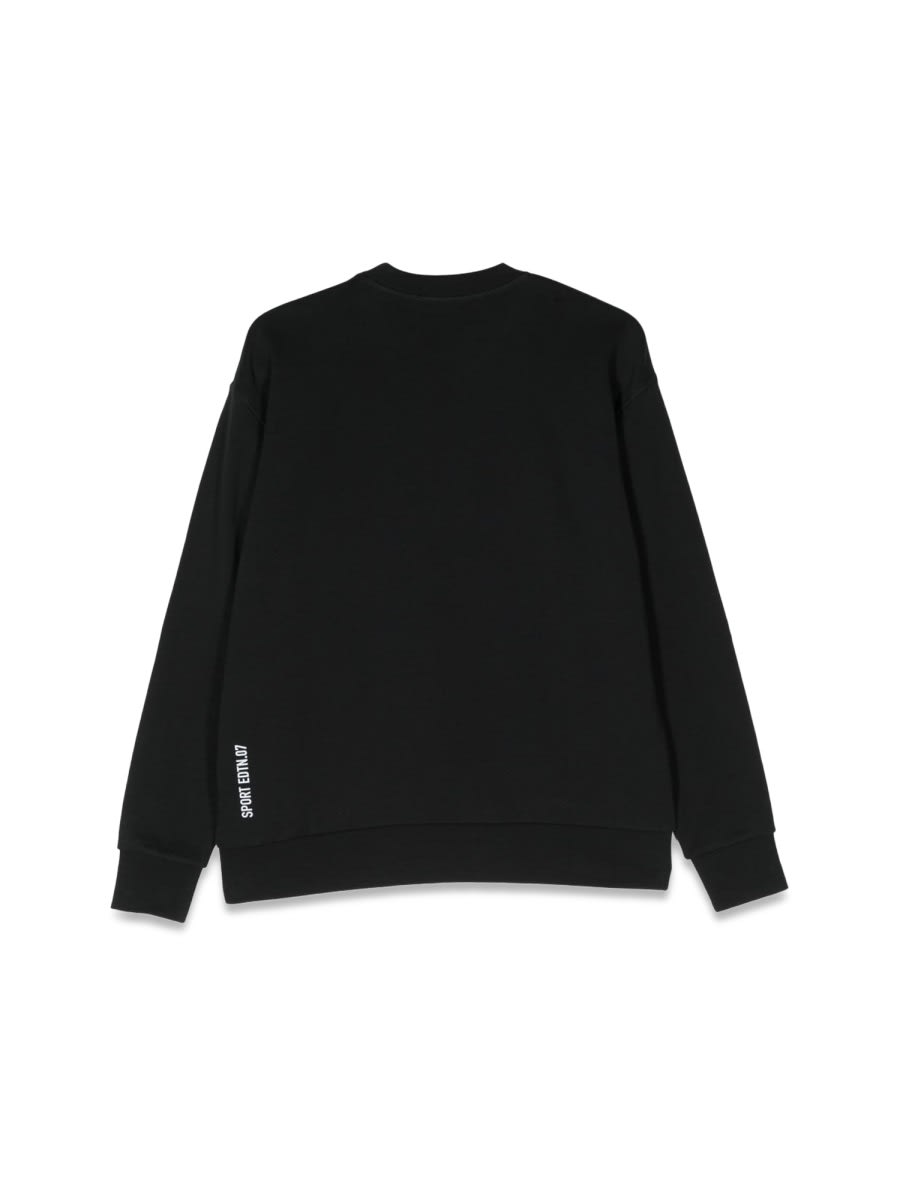 Dsquared2 Slouchy Fit Crewneck Sweatshirt In Black