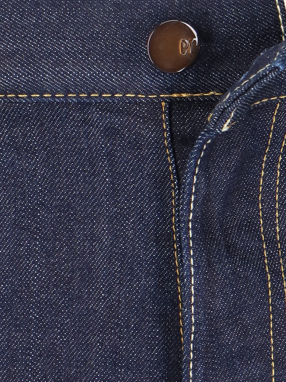 Shop Pt01 Lapel Jeans In Blue