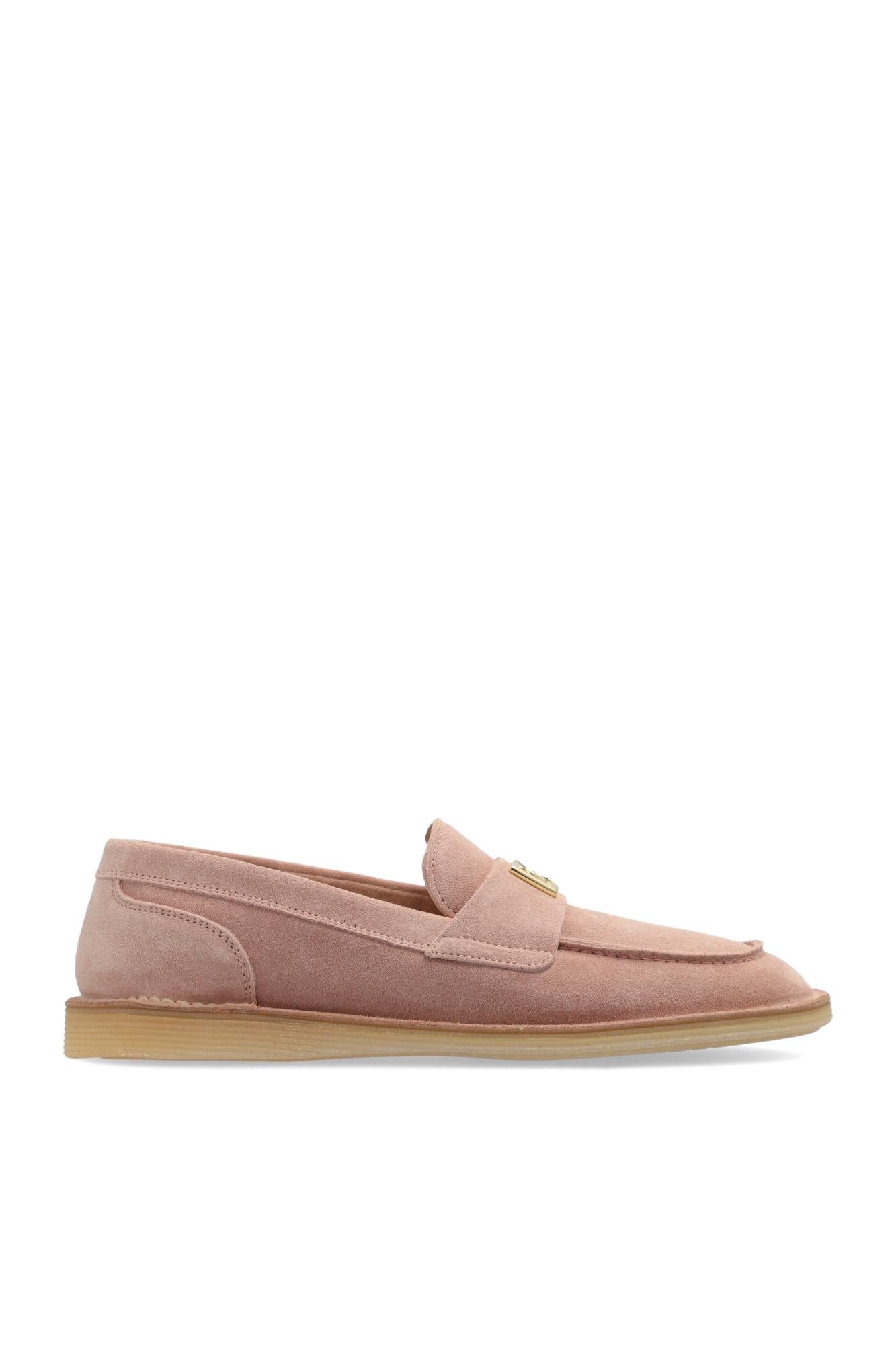 Shop Dolce & Gabbana Shoes Type Loafers In Rosa