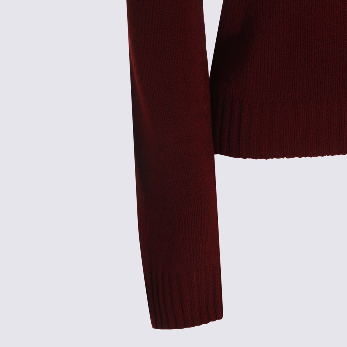 Allude Bordeaux Cashmere Knitwear In Burgundy