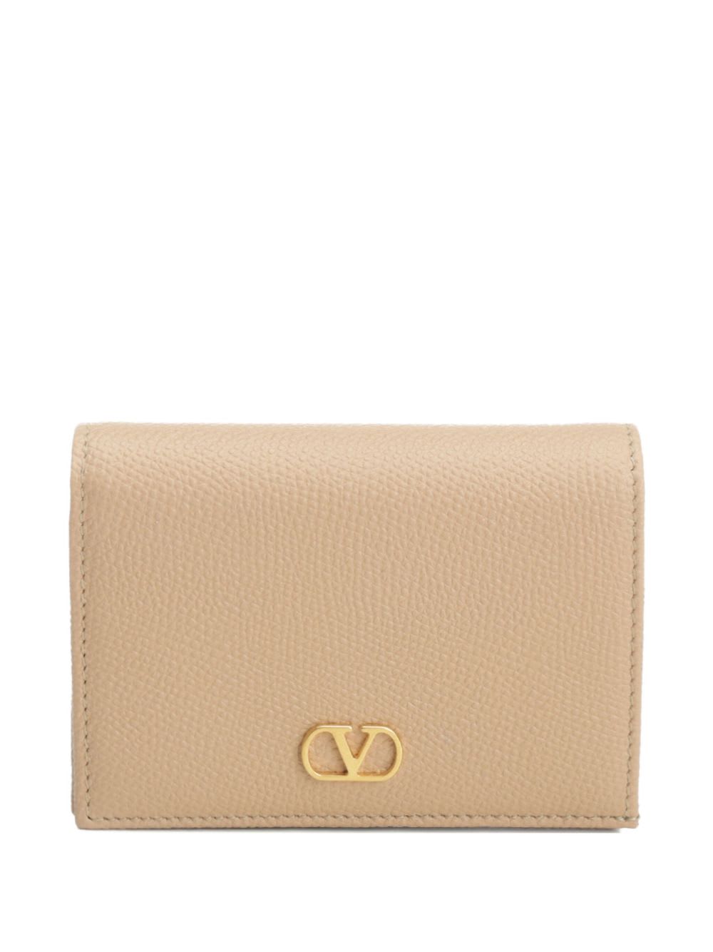 Valentino Garavani Vlogo Signature Leather Wallet