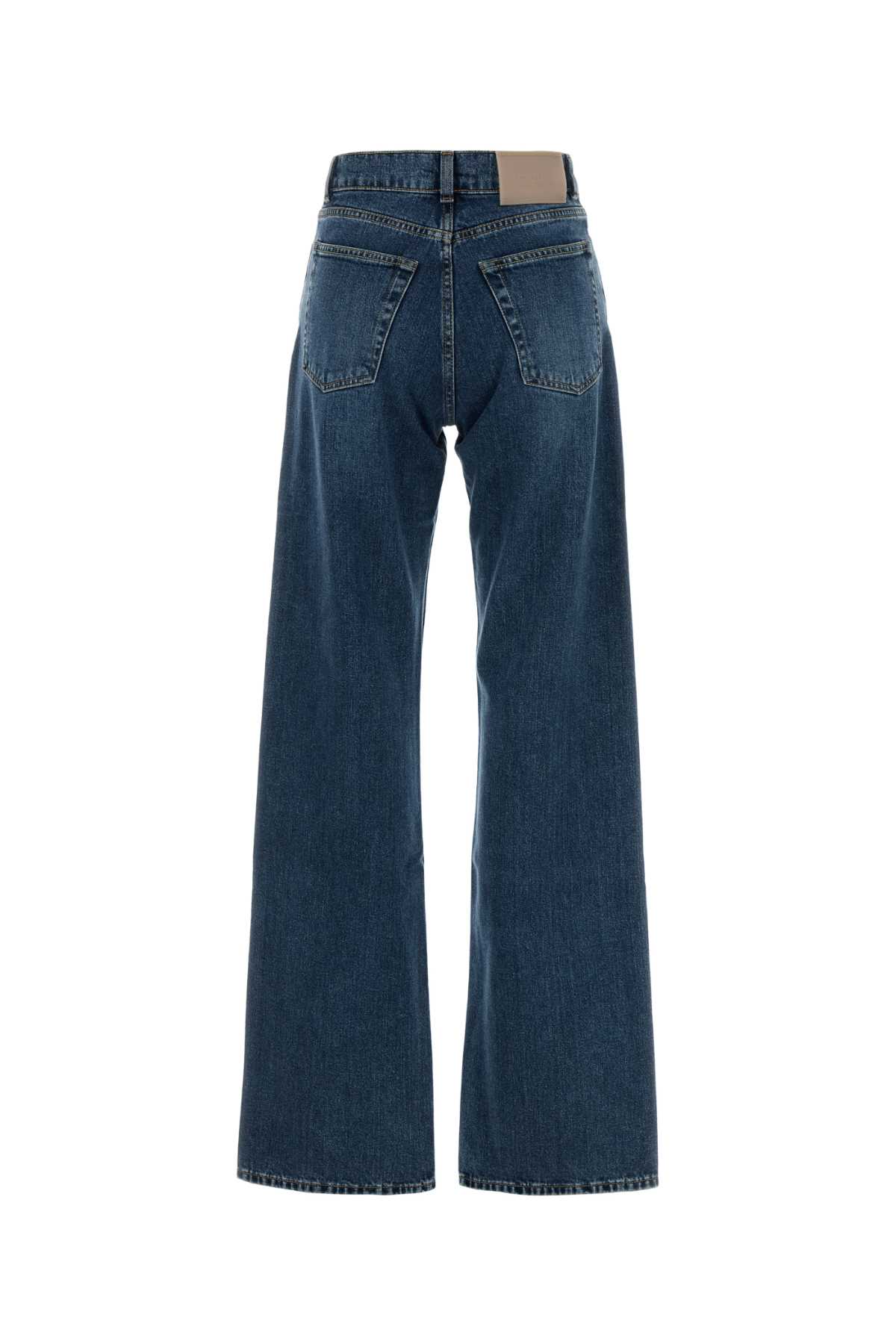 Our Legacy Wide-leg Denim Trousers Five Pockets In Blue
