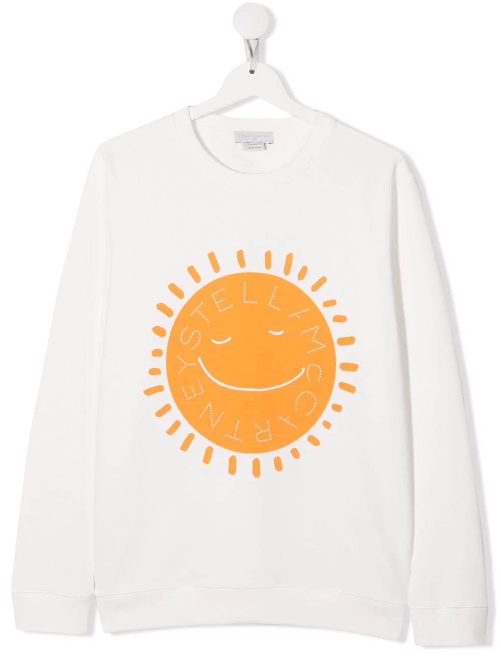 Stella McCartney Kids Kids White Sweatshirt With Sun Print And Logo