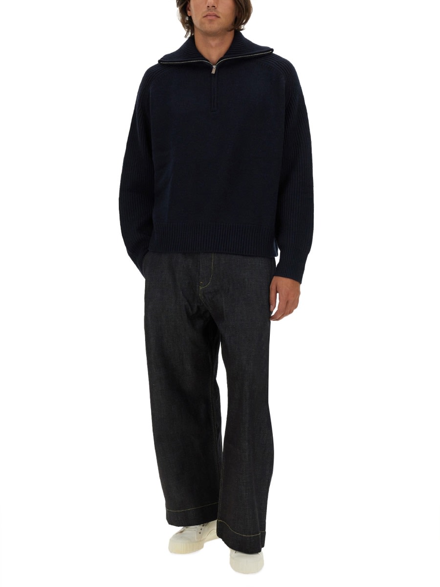 Shop Studio Nicholson Wool Jersey. In Blue