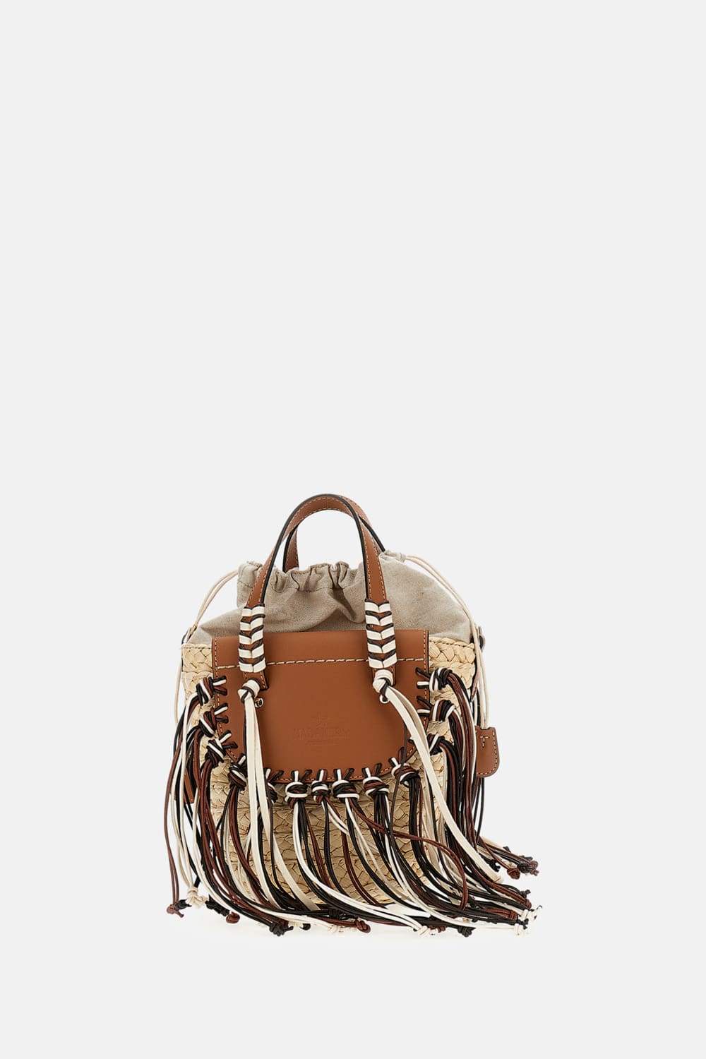 Cuba Lab Habanera Fringed Handbag In Brown