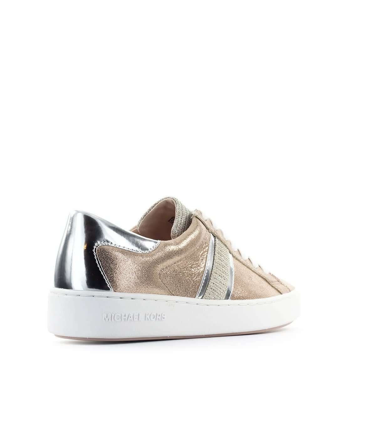 rose gold michael kors trainers