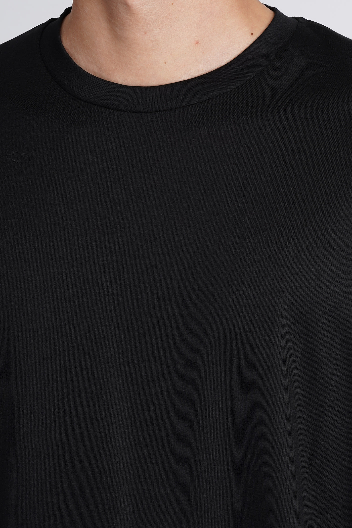Shop Giorgio Armani T-shirt In Black Cotton