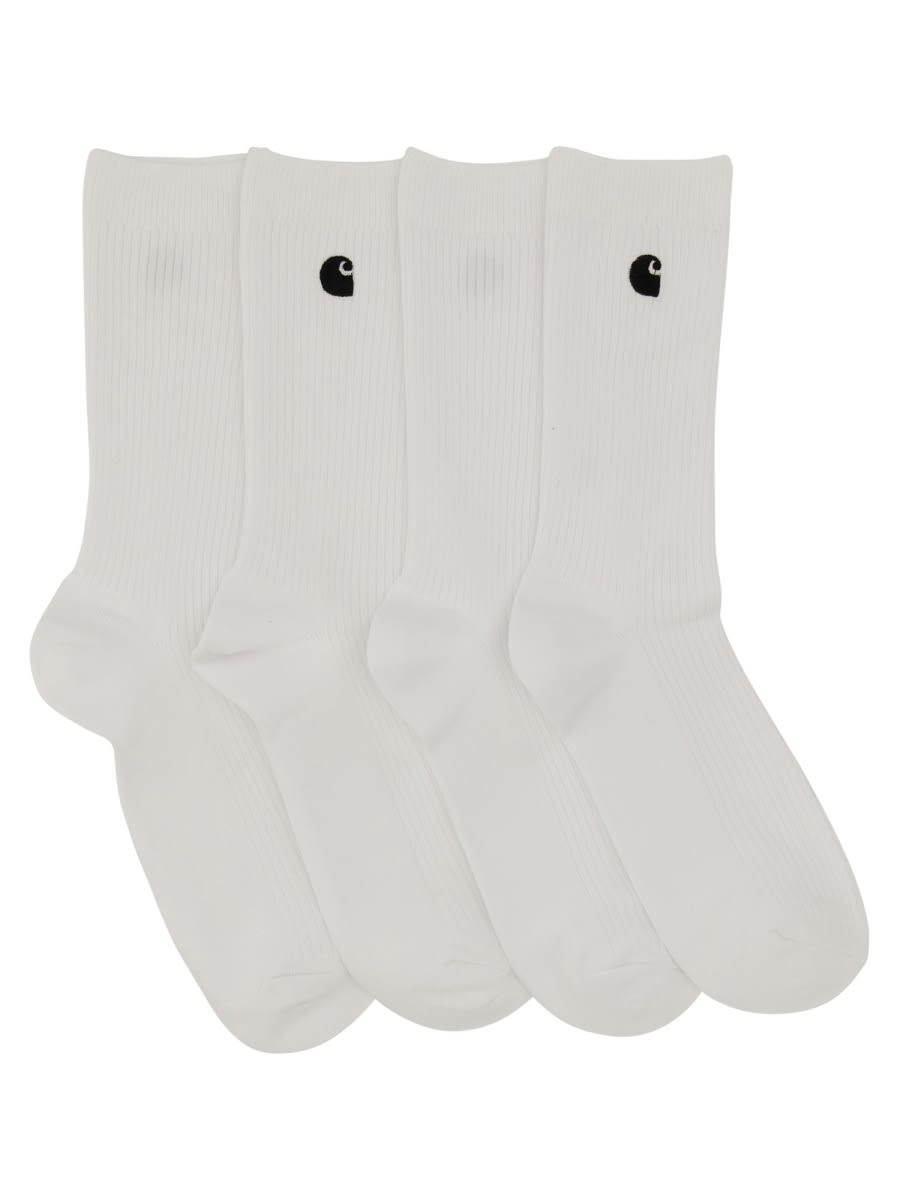 Shop Carhartt Socks With Logo In White