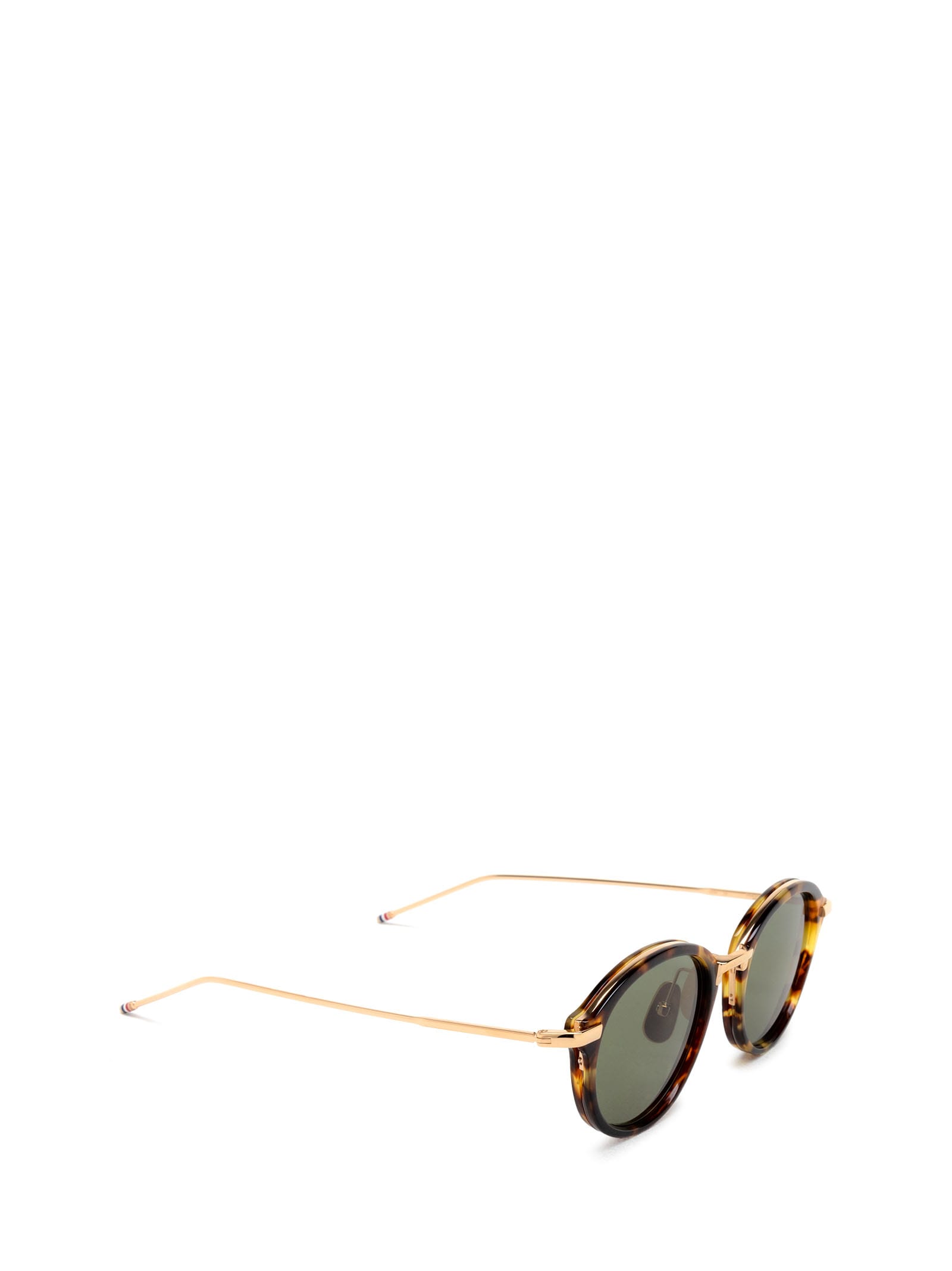 Shop Thom Browne Ues011a Med Brown Sunglasses