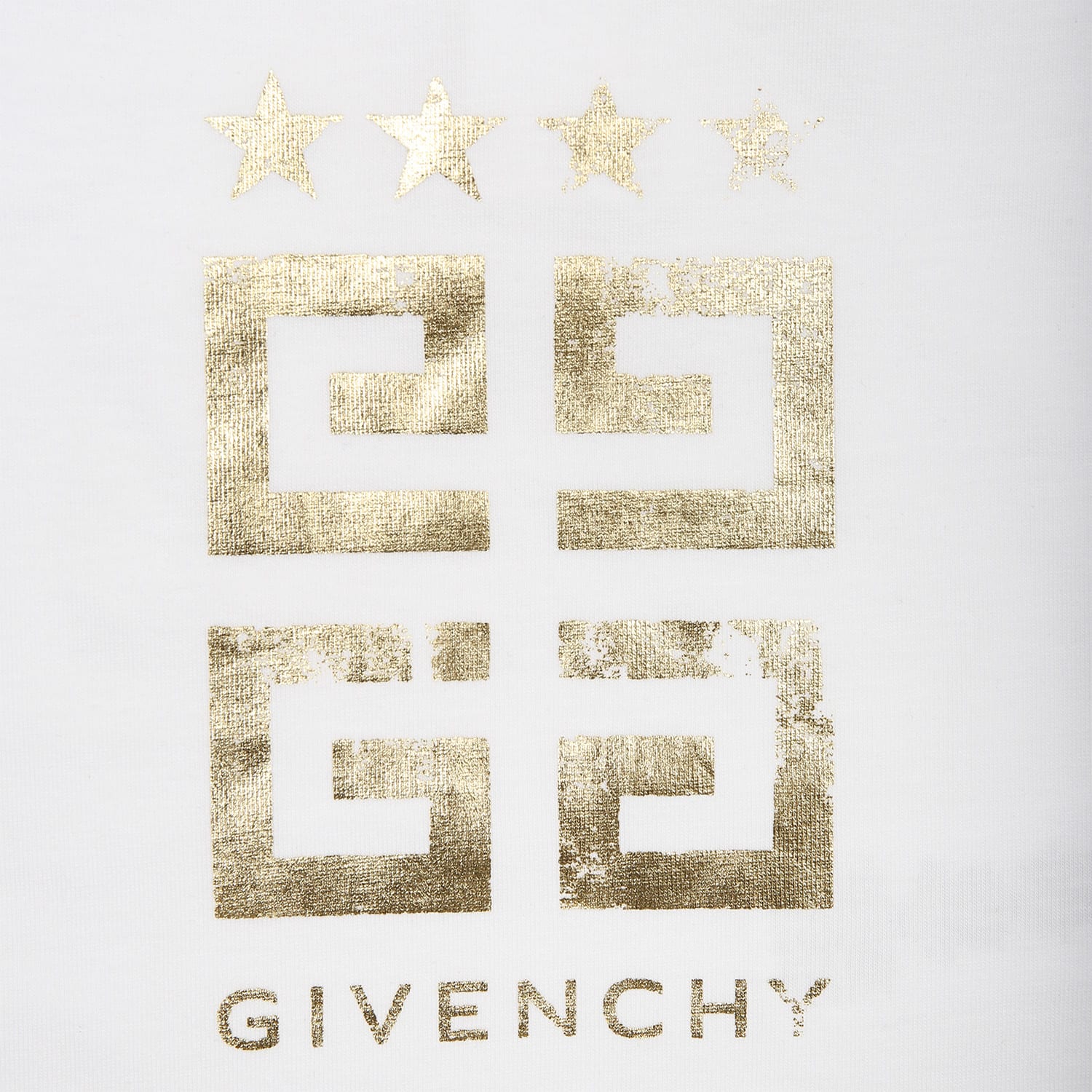 Shop Givenchy White T-shirt For Baby Girl With Logo