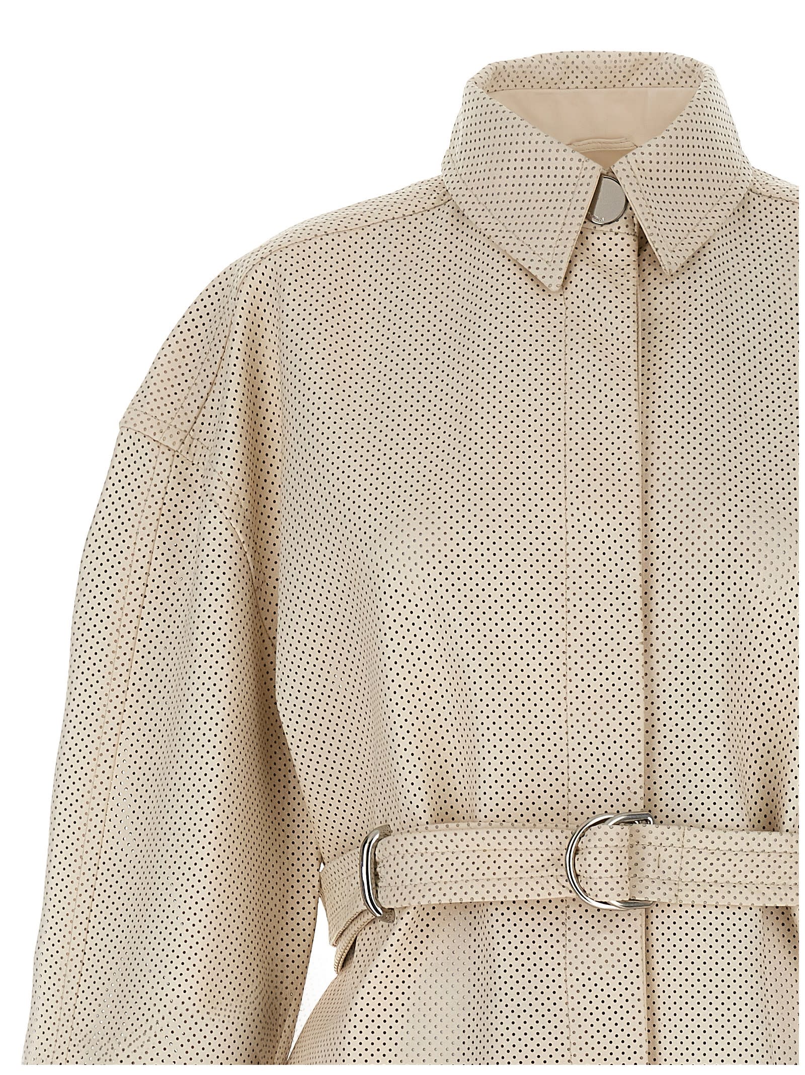 Sportmax Antiope1234 Coats And Trench Coats White In Neutral