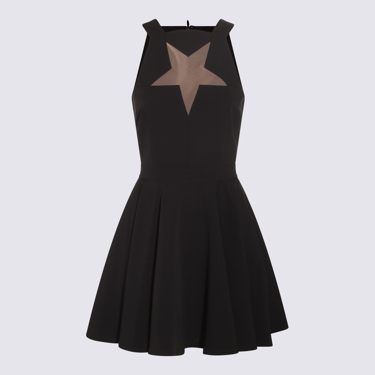 Shop Versace Jeans Couture Black Stretch Star Mini Dress