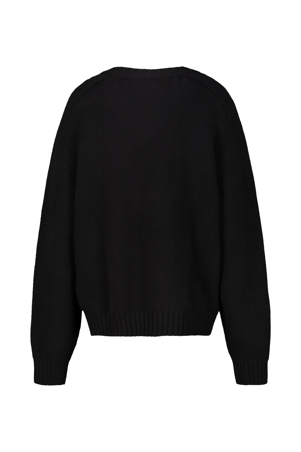 Khaite Maglione Mae In Cashmere Nero Donna In Black