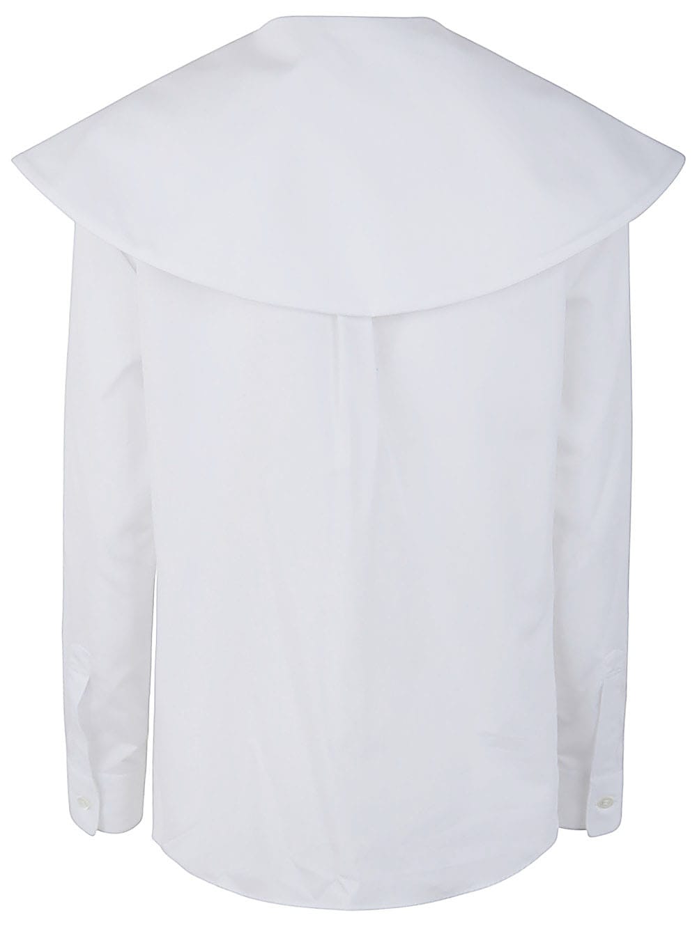 Shop Comme Des Garçons Comme Des Garçons Big Neck Shirt In White