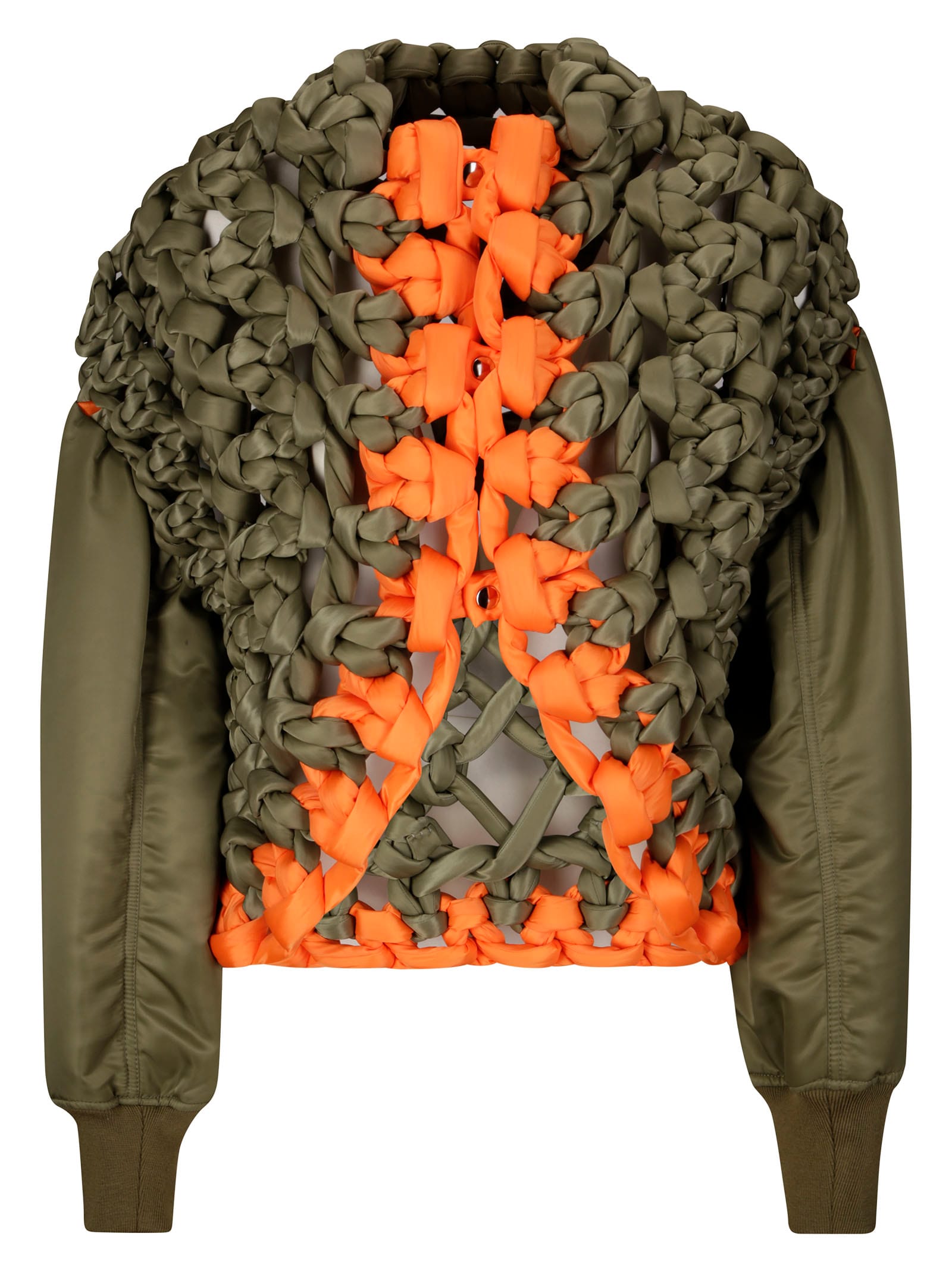 Shop Comme Des Garçons Ladies Jacket In Khaki