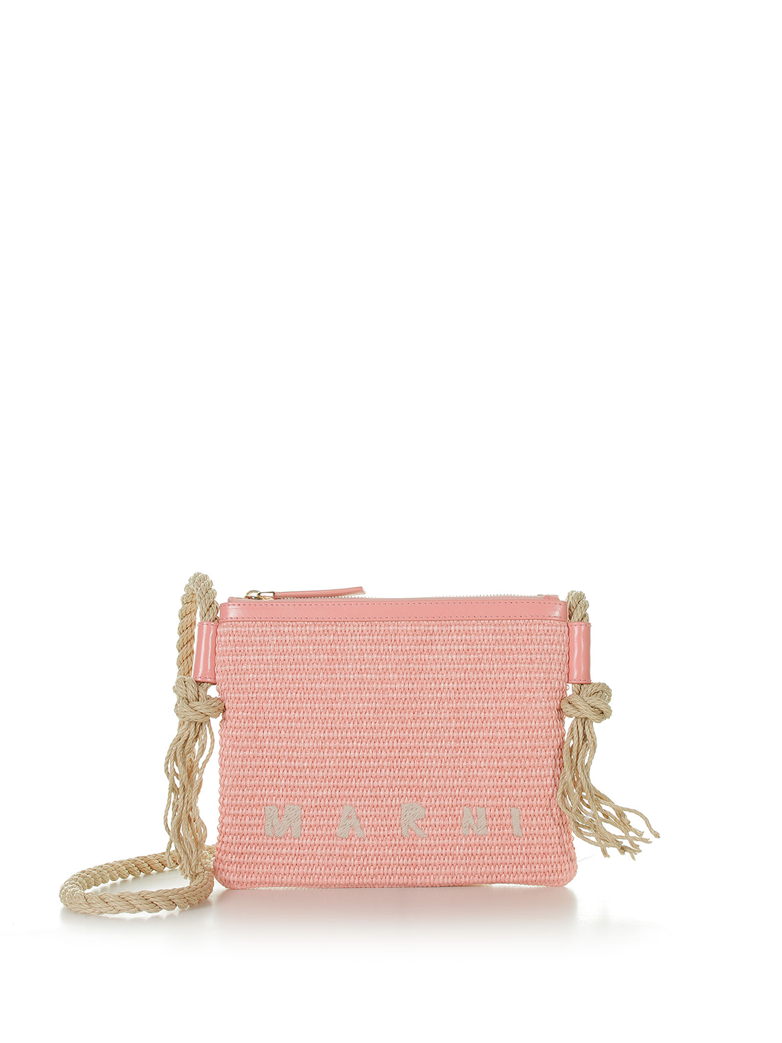 Marni Shoulder Bag In Light Pink/light Pink