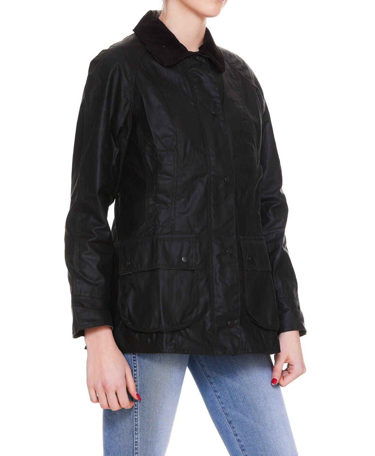 BARBOUR BEADNELL WAXED LONG-SLEEVED JACKET 