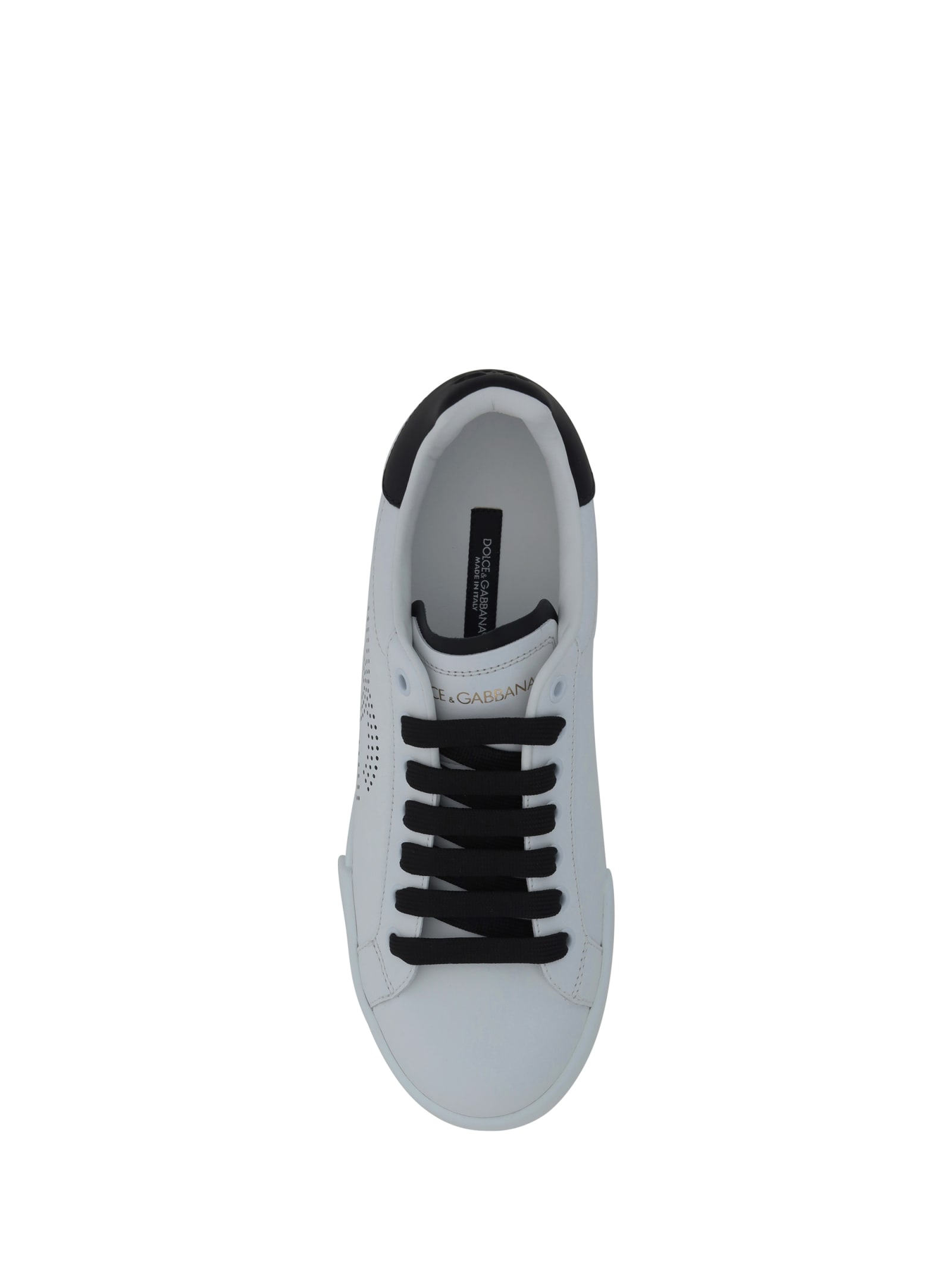 Shop Dolce & Gabbana Sneakers In Bianco/nero