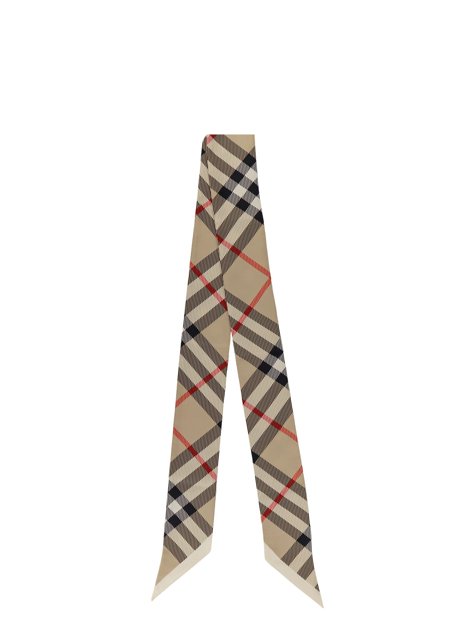 Burberry Check Pattern Pointed-tip Scarf