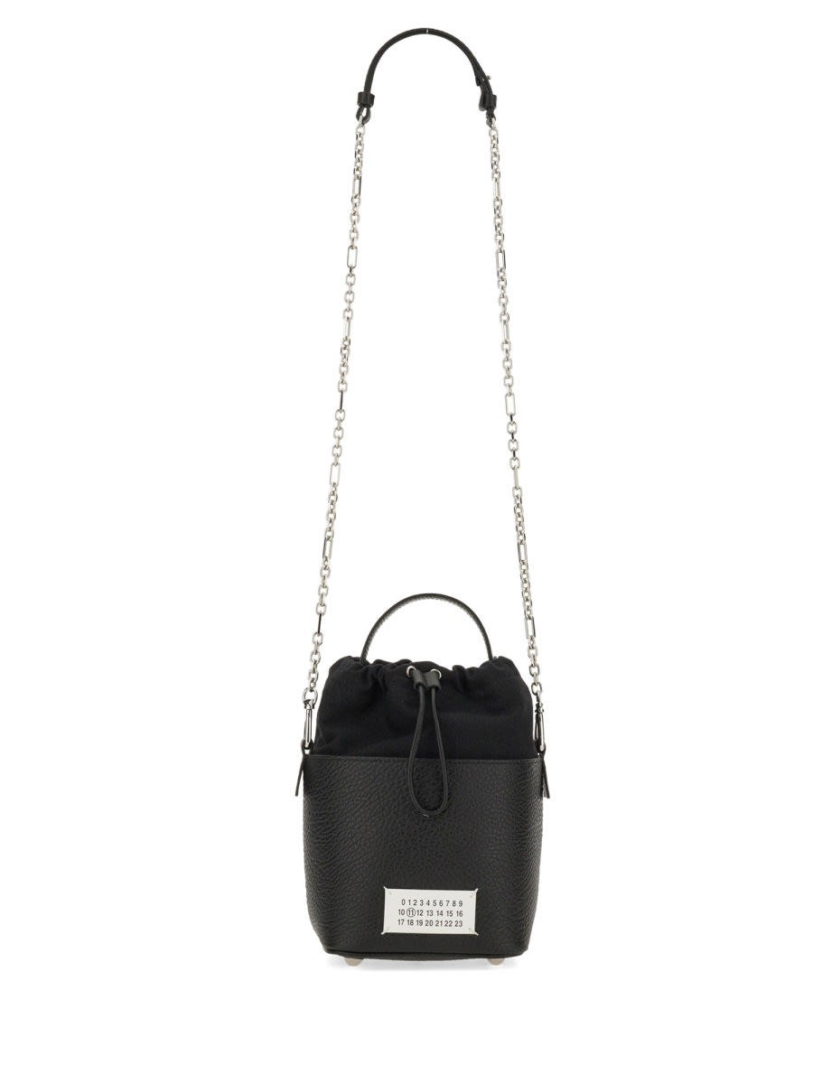 Shop Maison Margiela 5ac Bucket Bag In Black