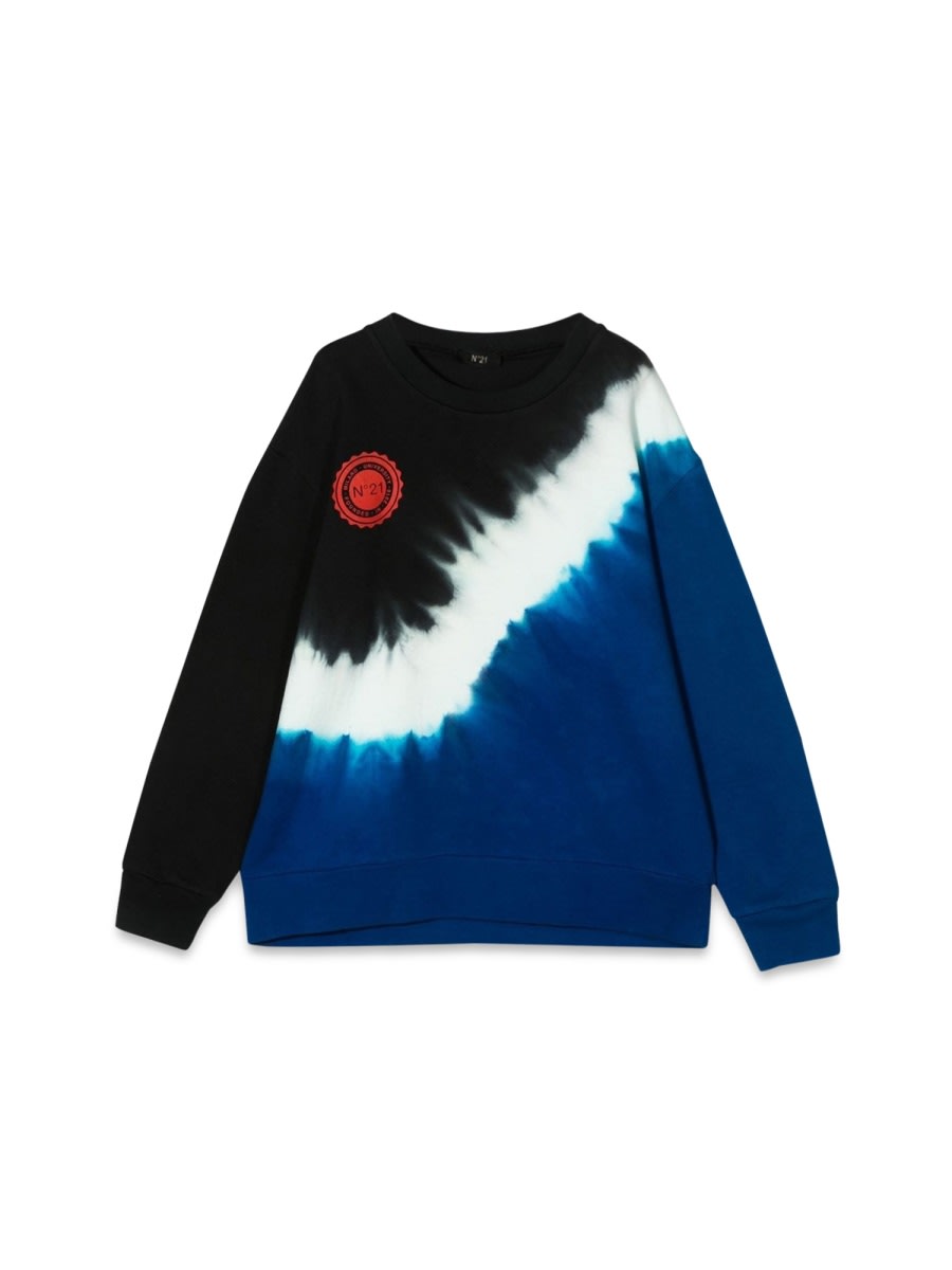 Shop N°21 Sweatshirt Over Tye & Die In Blue