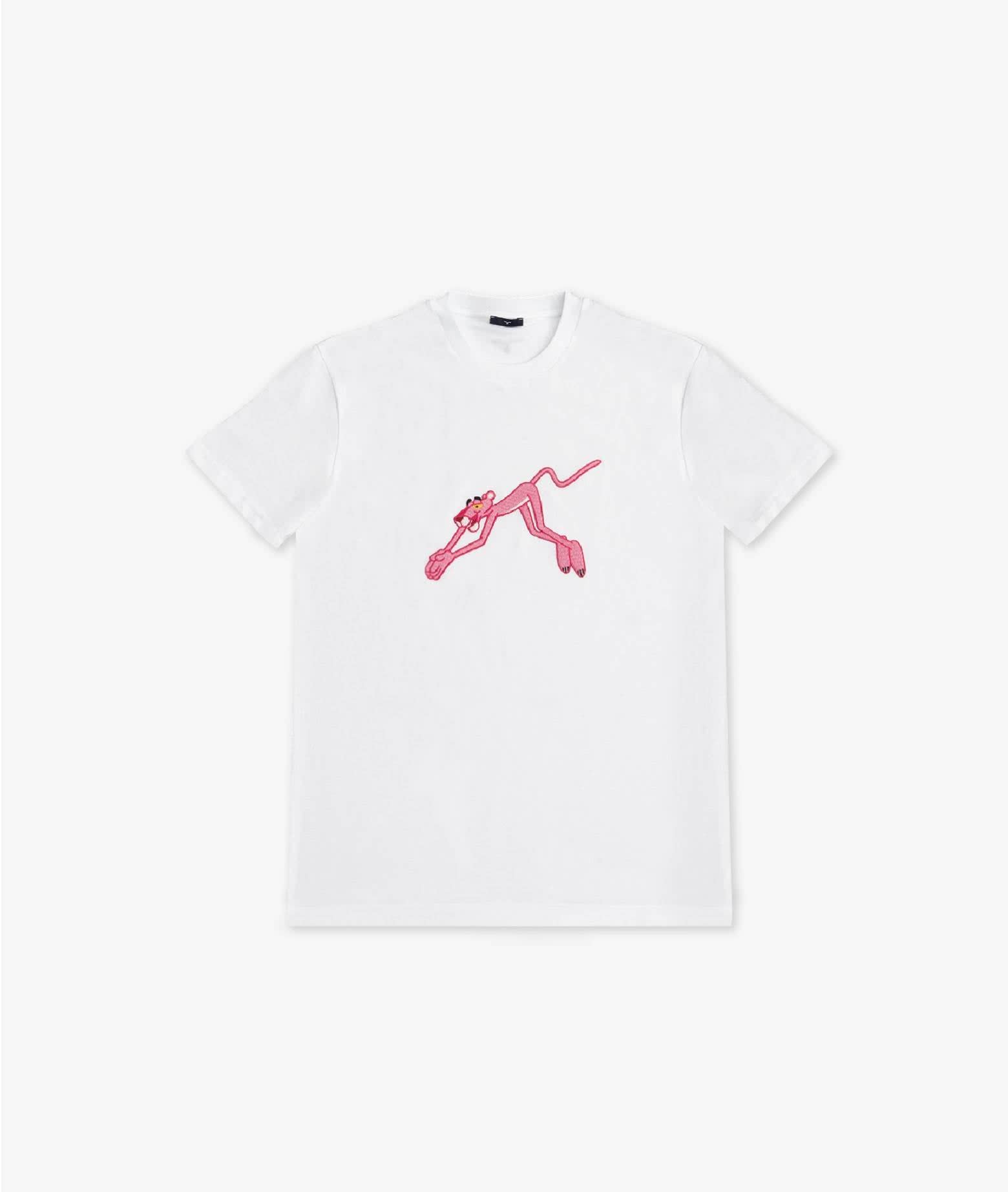 Larusmiani T-shirt Pink Trouserher T-shirt In White