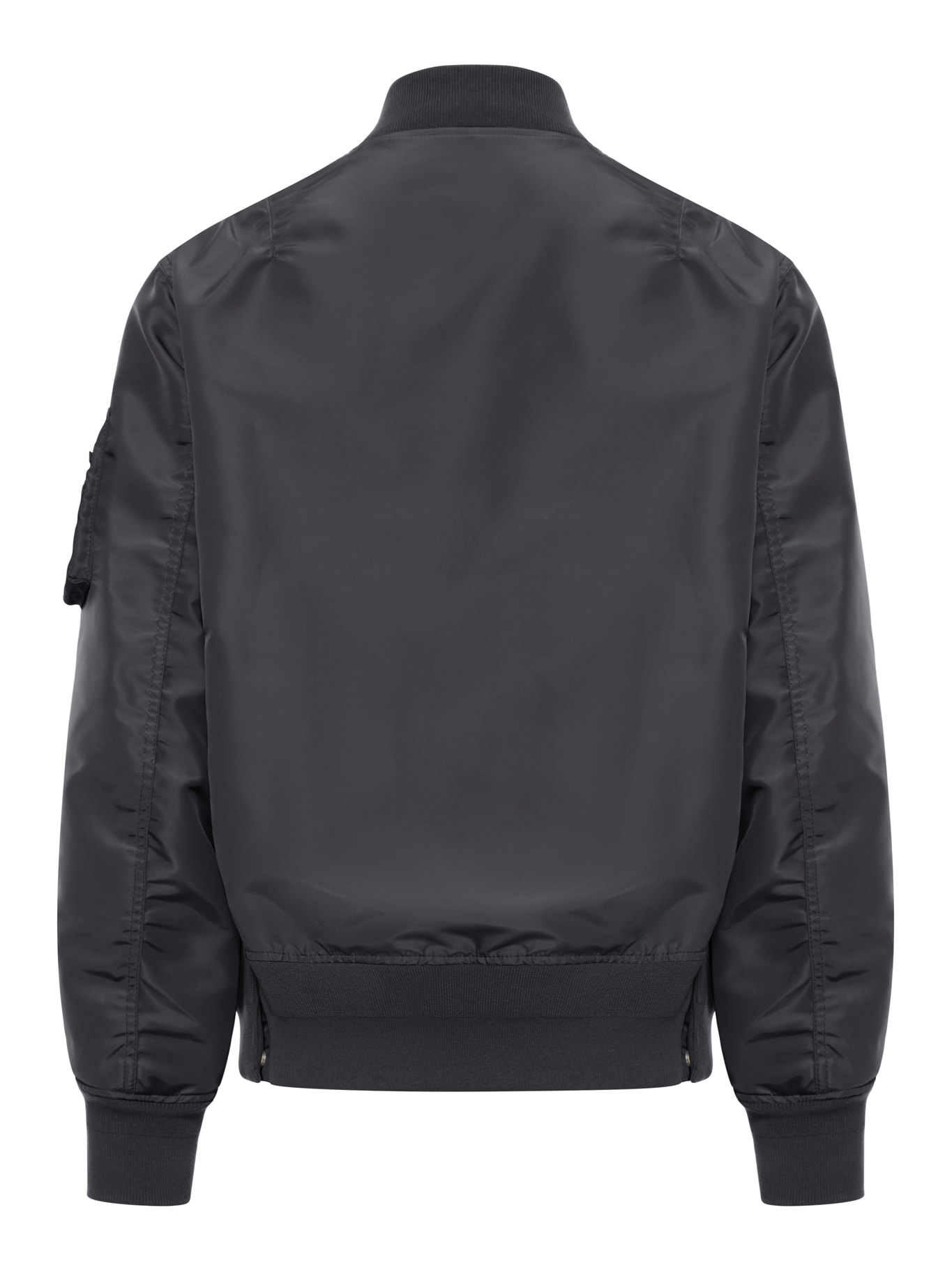 Shop Sacai Nylon Twill Blouson In Black