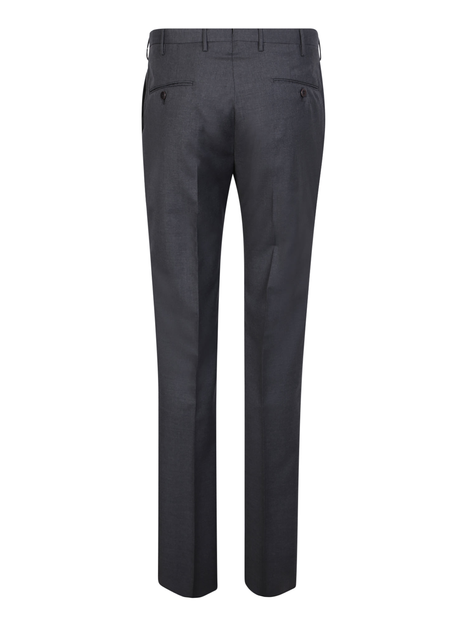 Shop Incotex Grey Slim Fit Trousers