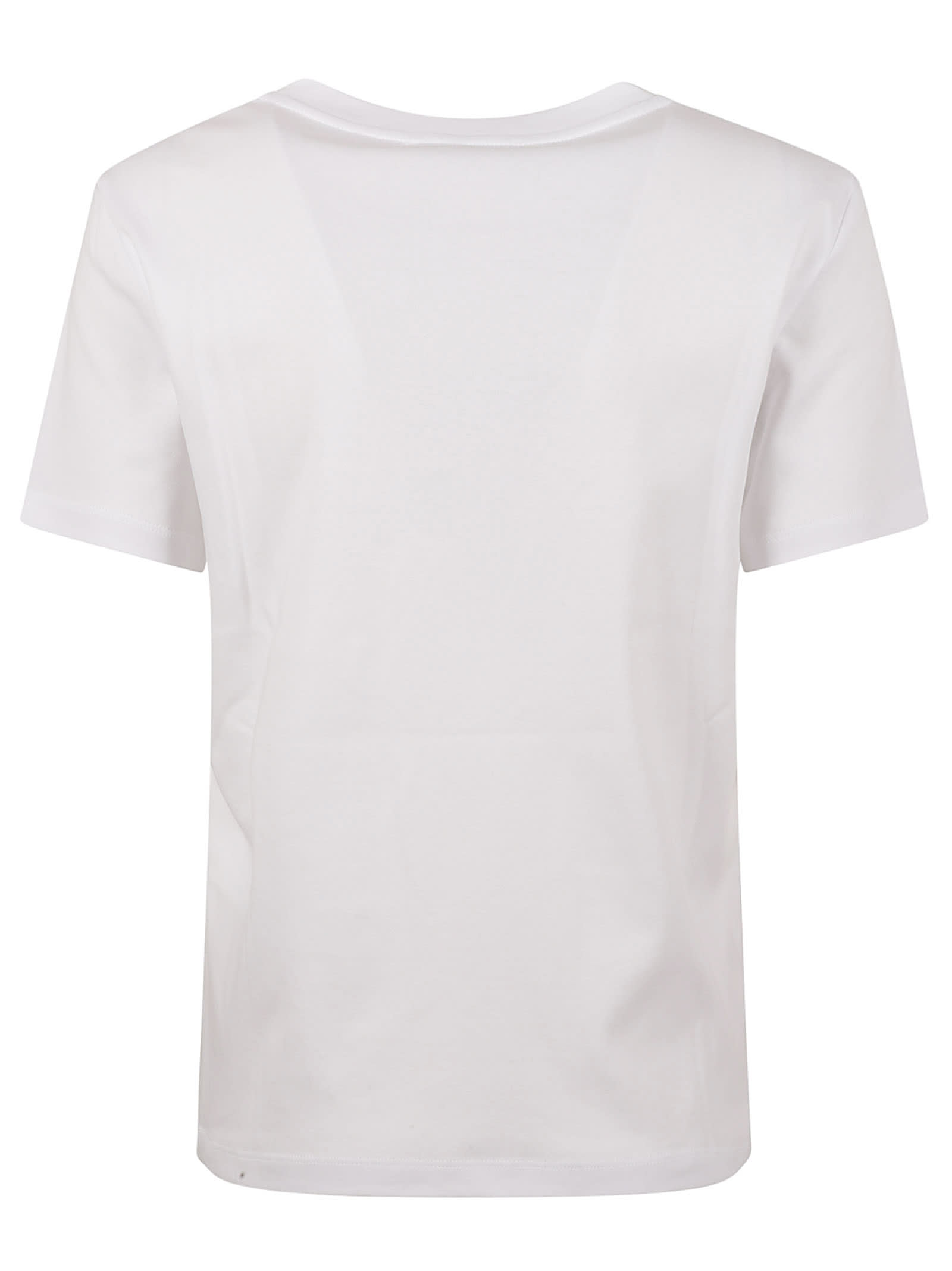 's Max Mara Logo Printed Crewneck T-shirt In Blouse