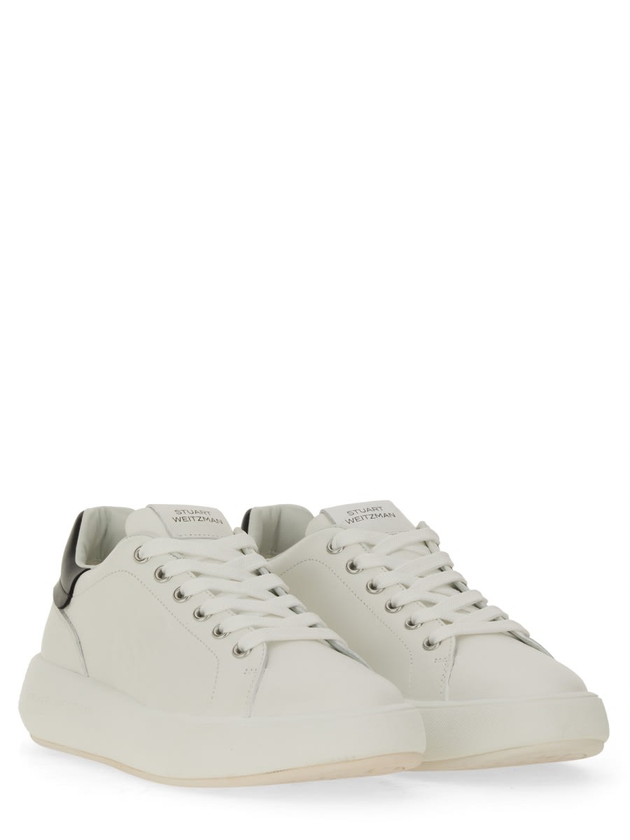 Shop Stuart Weitzman Sw Pro Sneaker In White