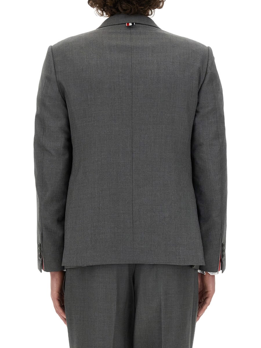 Shop Thom Browne Classic Jacket In Grey