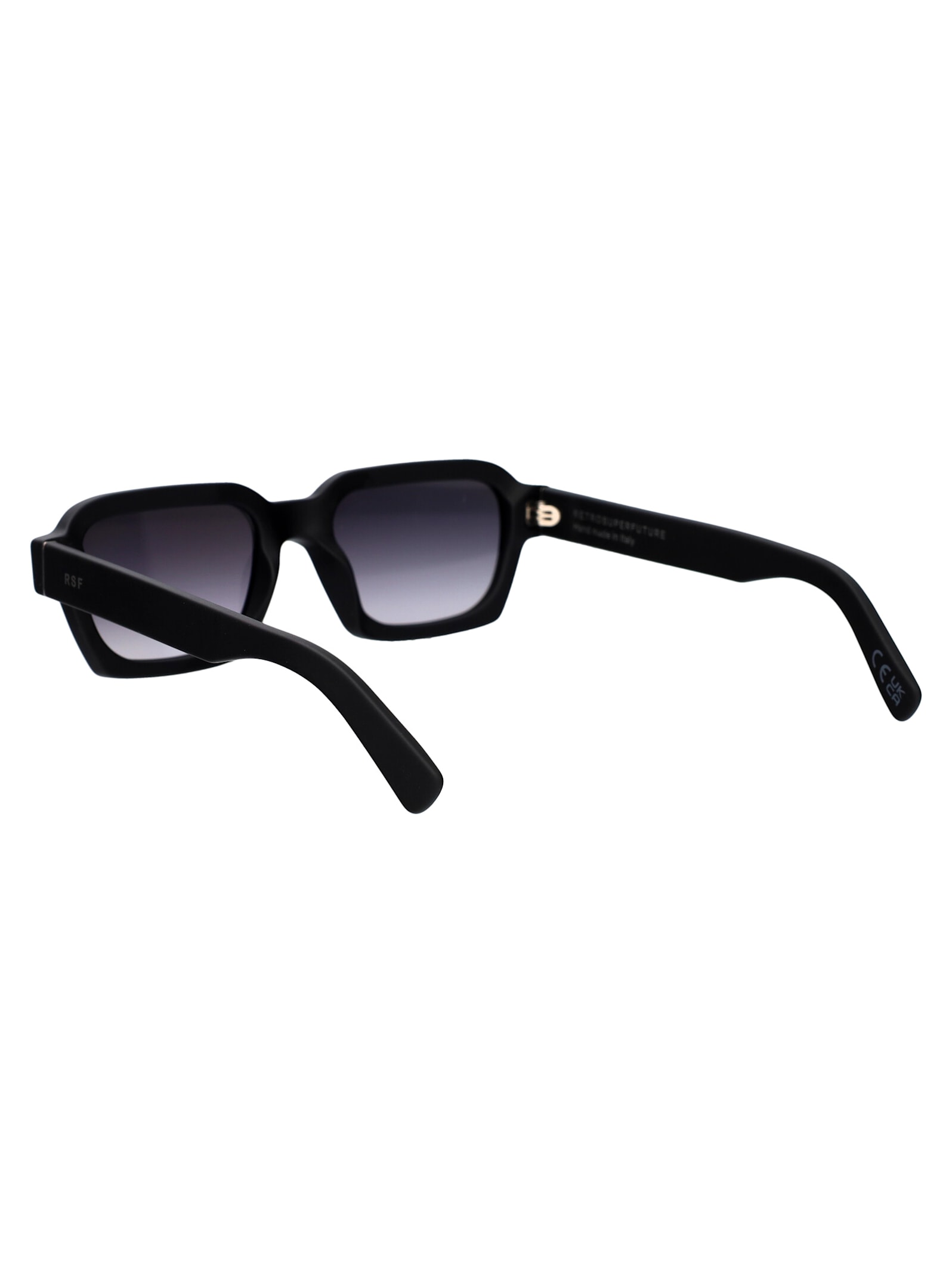 Shop Retrosuperfuture Caro Black P04 Sunglasses