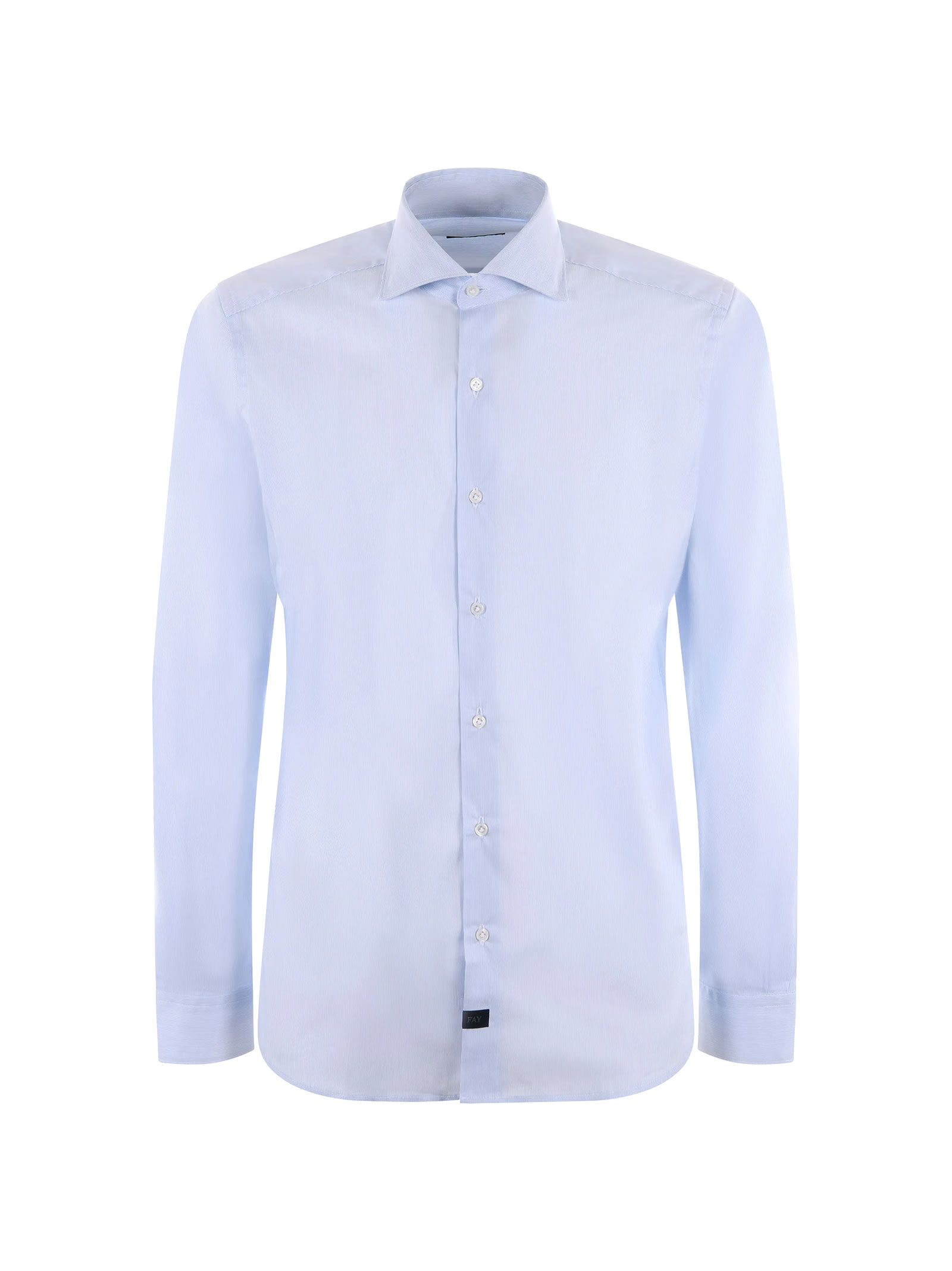 Fay Striped French Collar Shirt